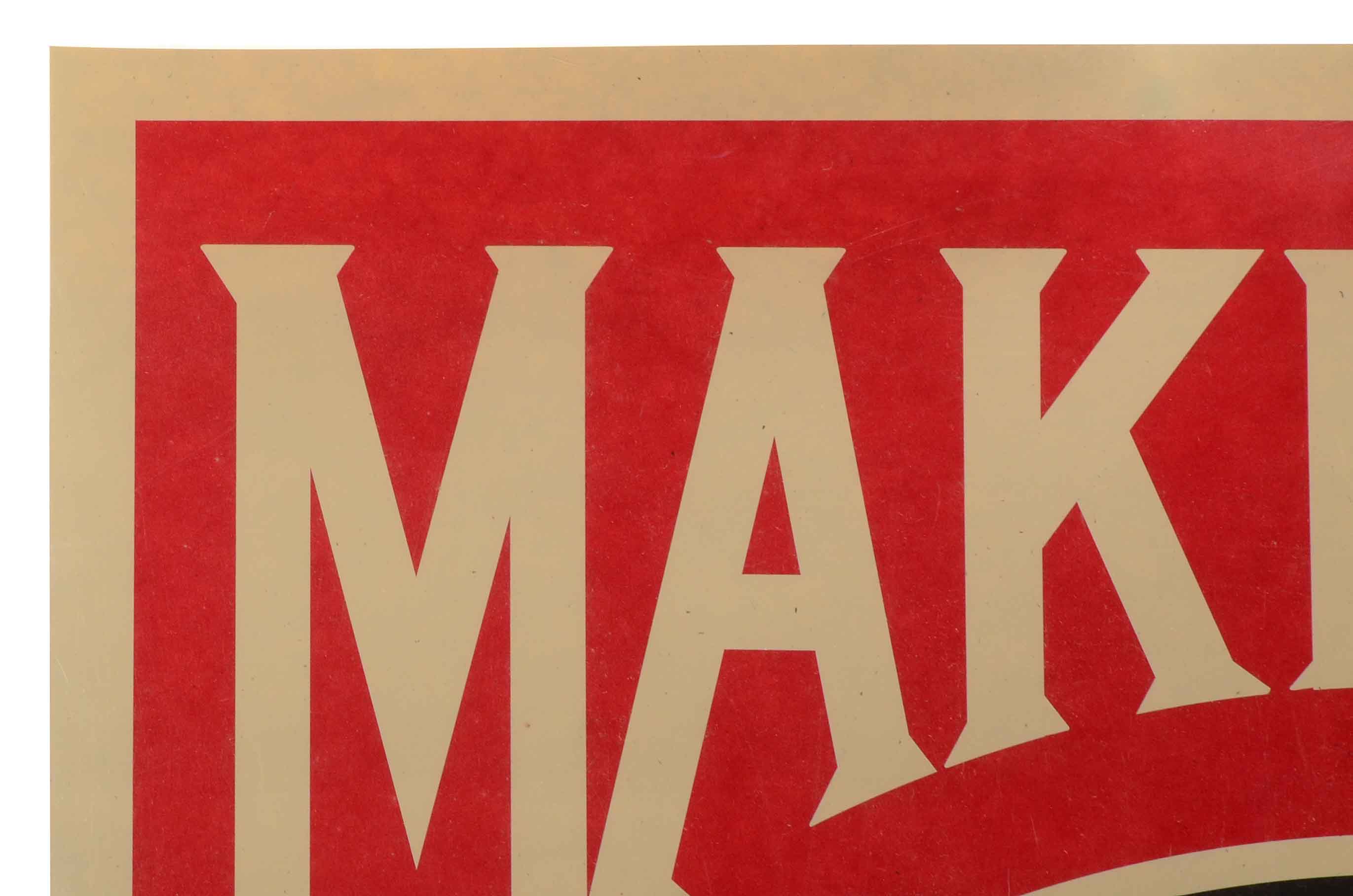 Shepard Fairey Signed 2017 Open Edition Offset Poster "Make Art Not War"