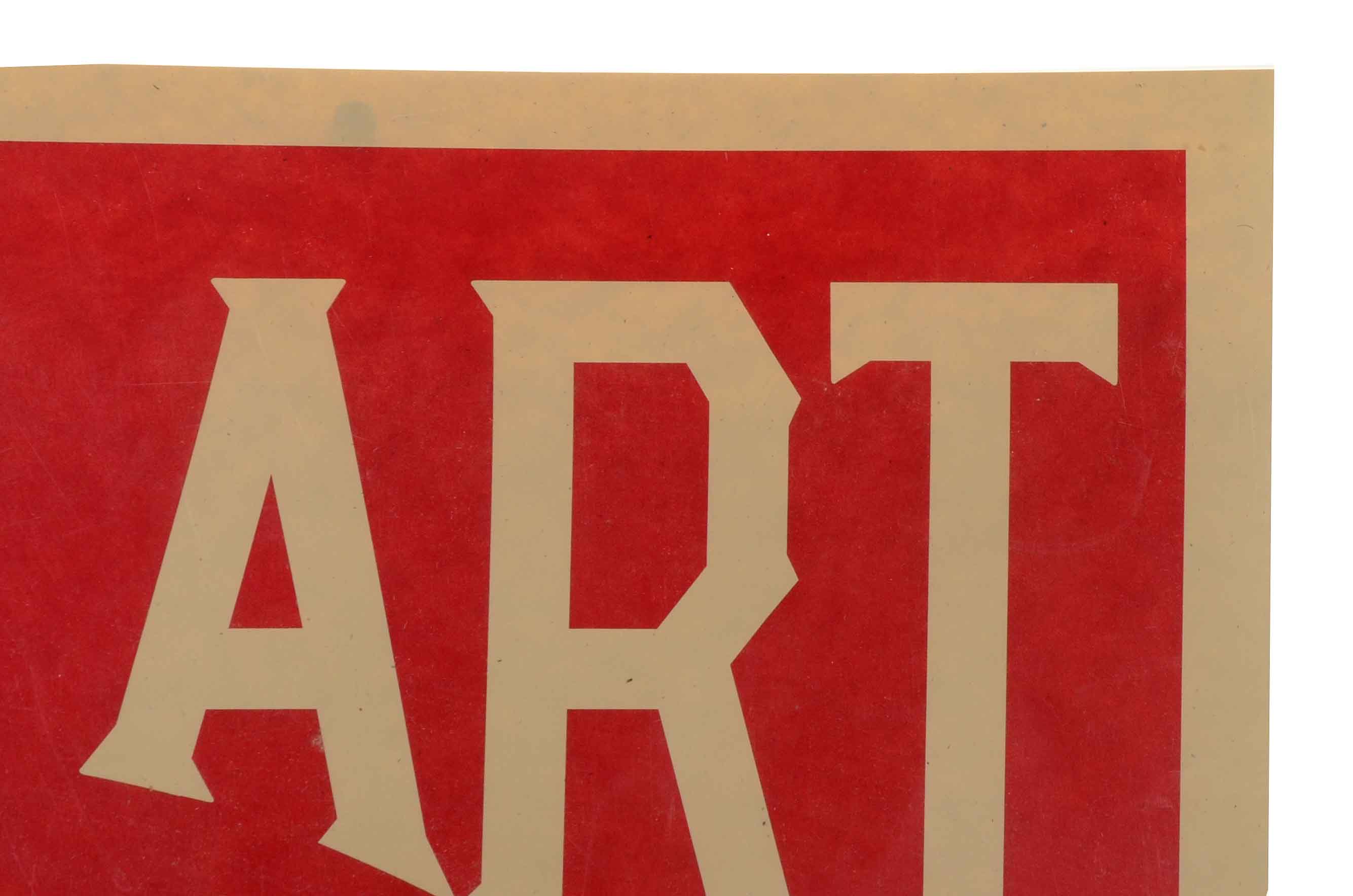 Shepard Fairey Signed 2017 Open Edition Offset Poster "Make Art Not War"