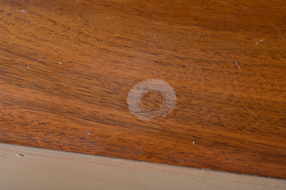 Mid Century Modern Dresser With Wall Mirror by Kent-Coffey