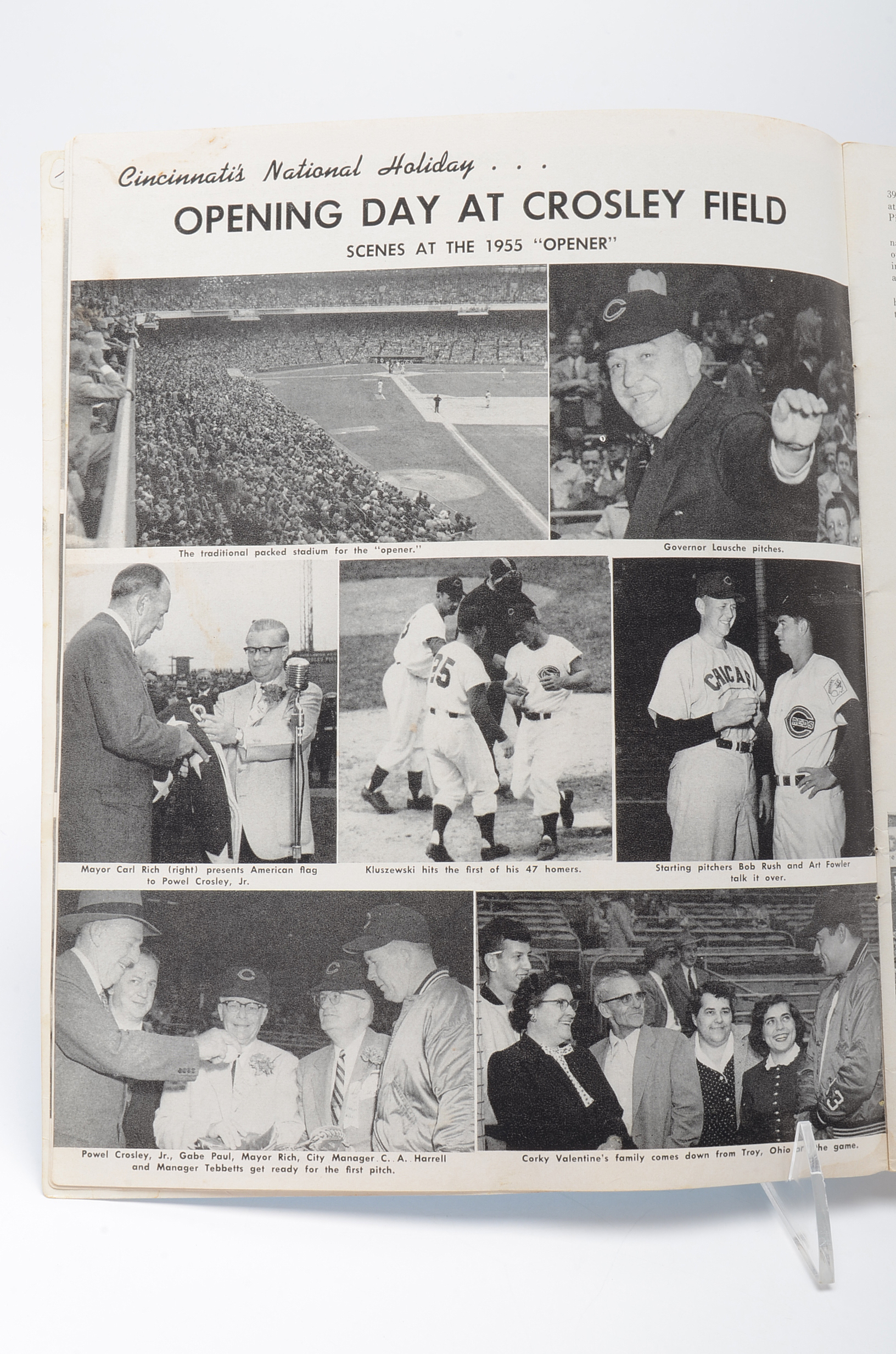 1956 Cincinnati Reds Yearbook