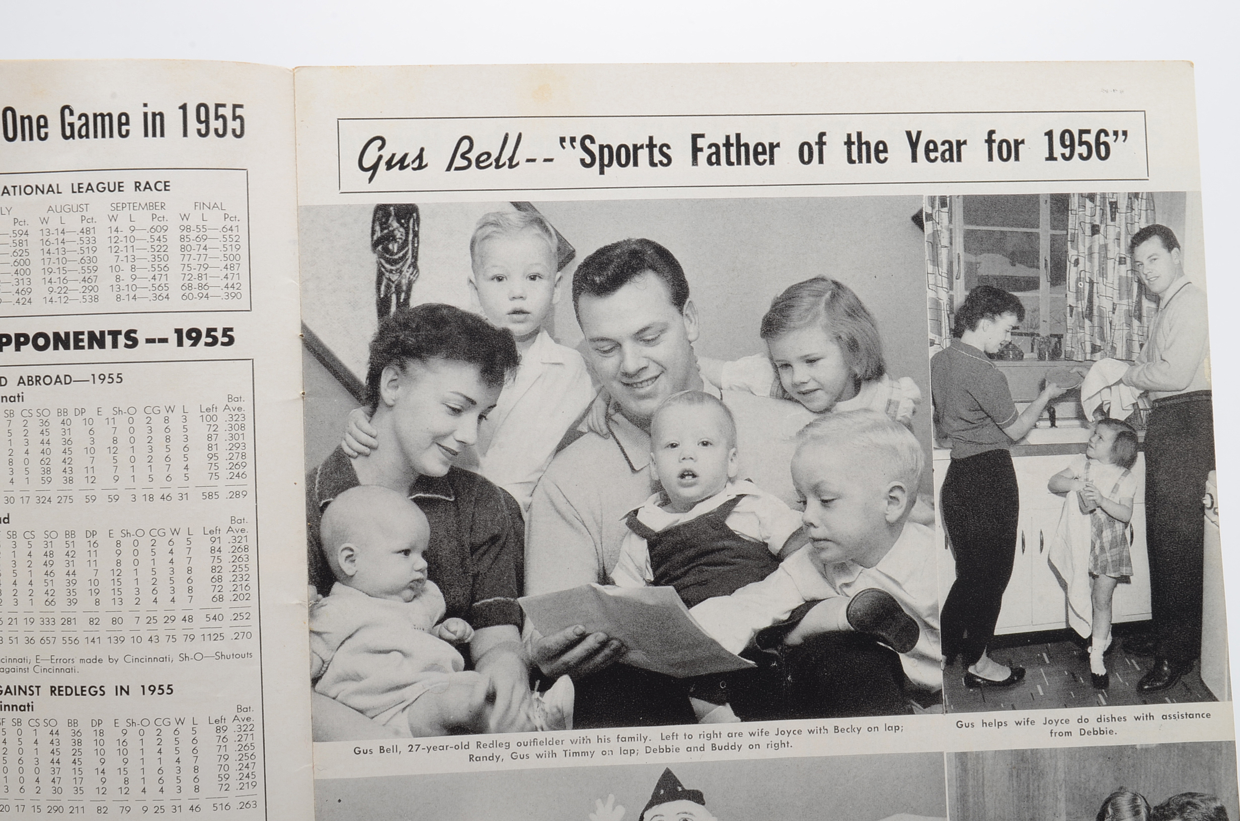 1956 Cincinnati Reds Yearbook