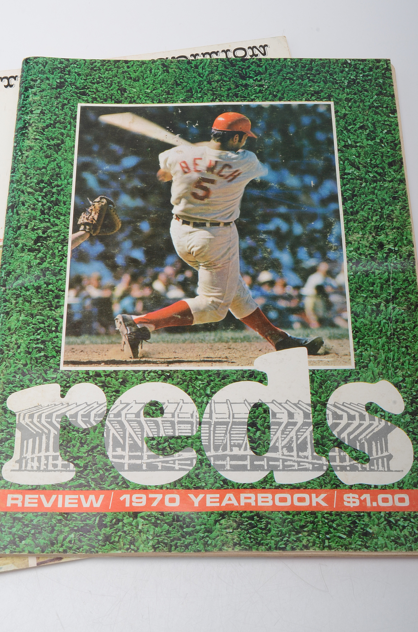 Four 1960s-1970 Cincinnati Reds Yearbooks