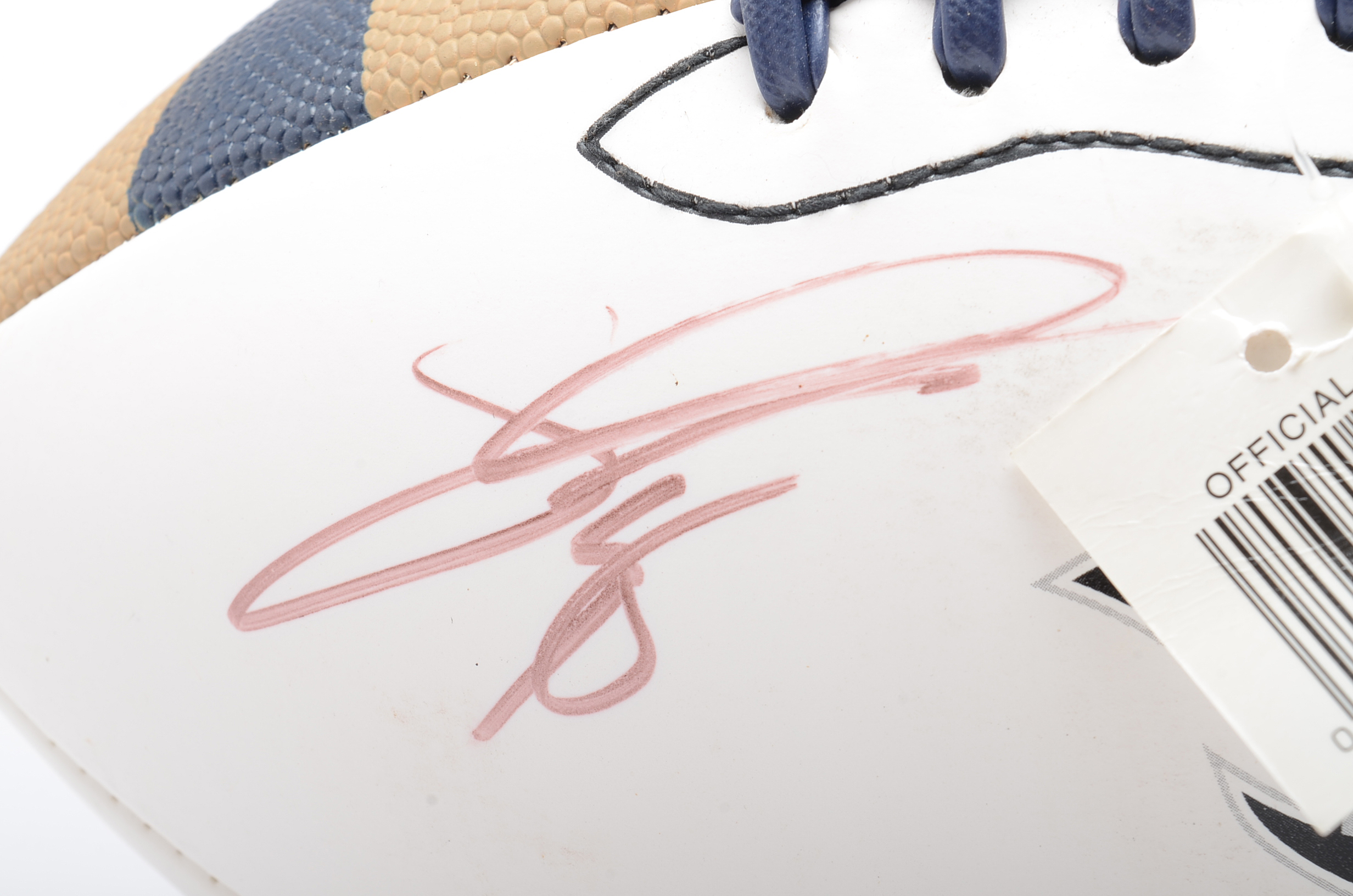 2007 Ken Griffey Jr. Signed "Jungle Kats" Football