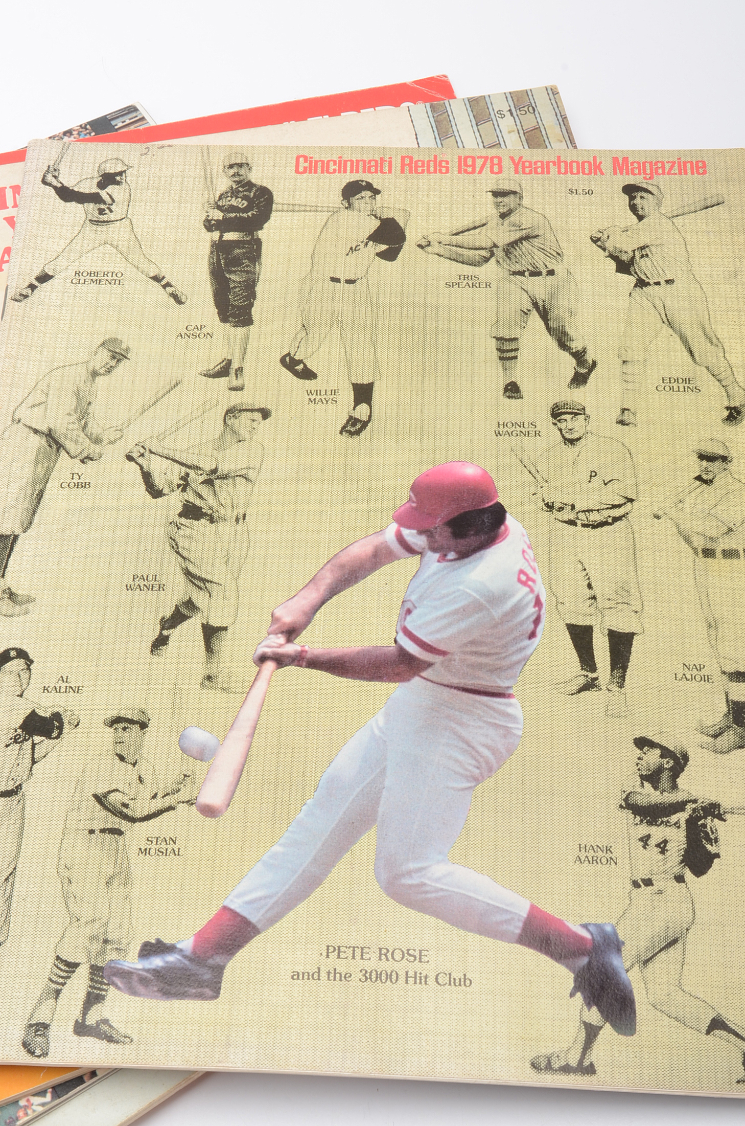 Nine 1970s-1980s Cincinnati Reds Souvenir Yearbooks