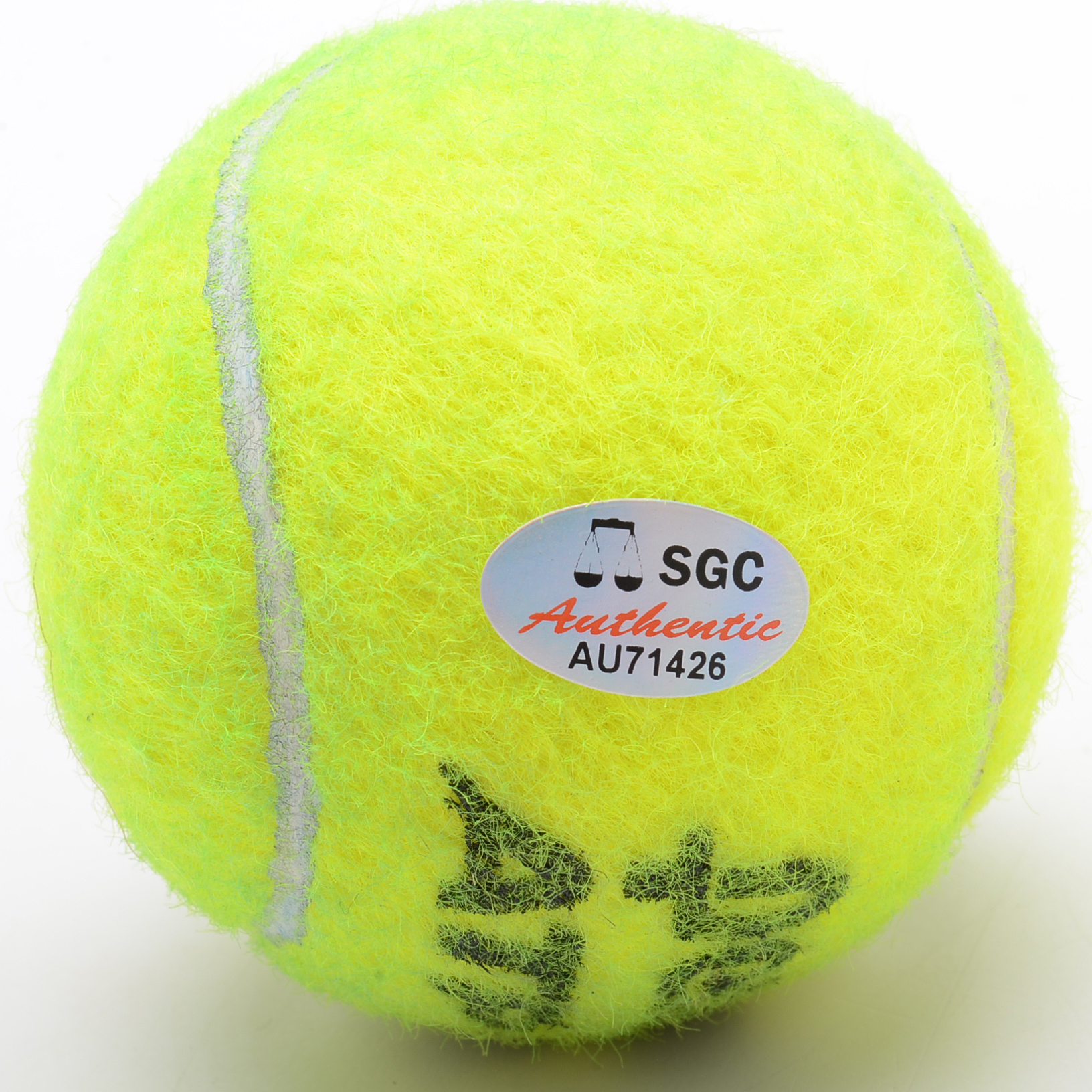 Roger Federer Signed Tennis Ball COA