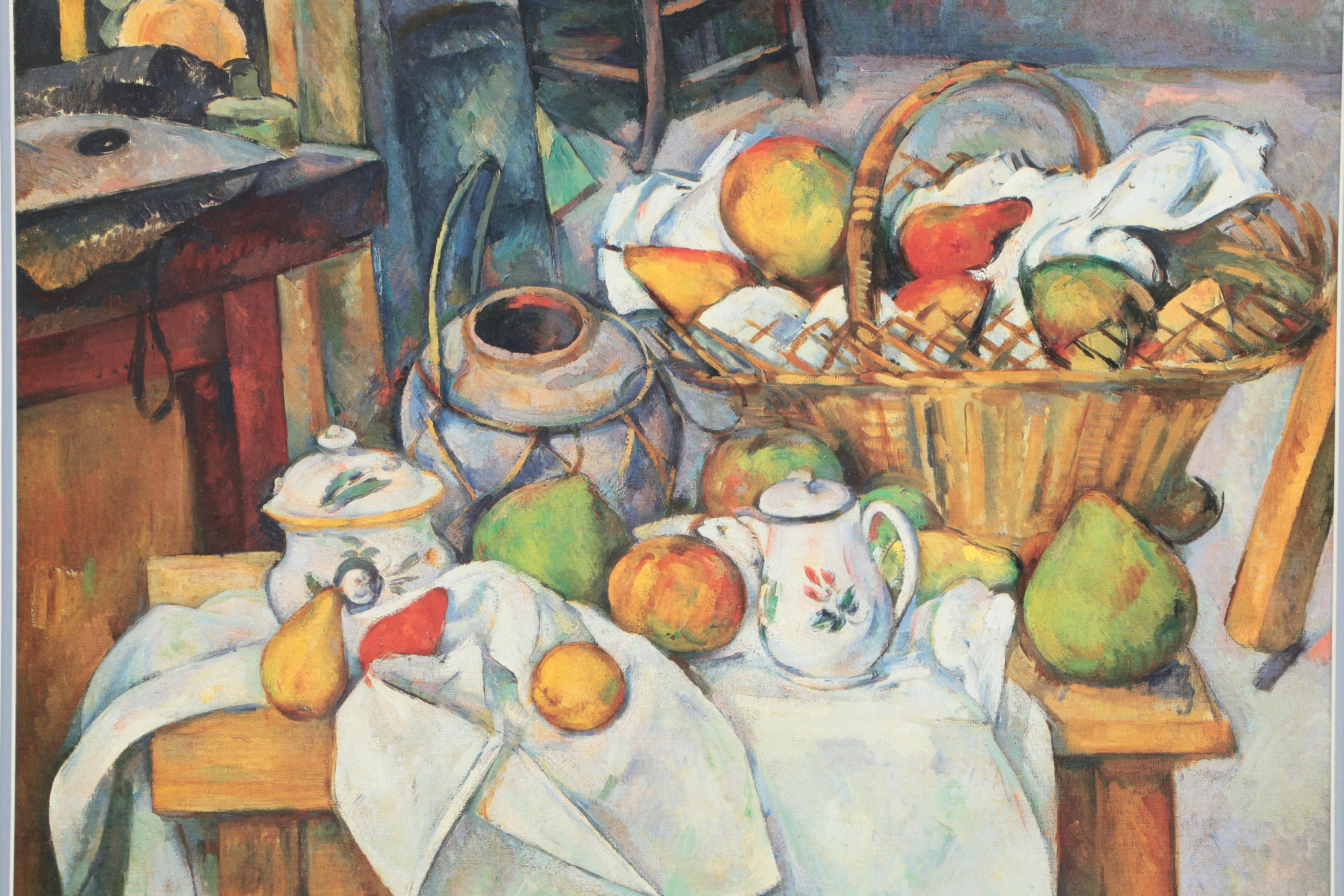 Offset Lithograph After Paul Cezanne's "Kitchen Table"