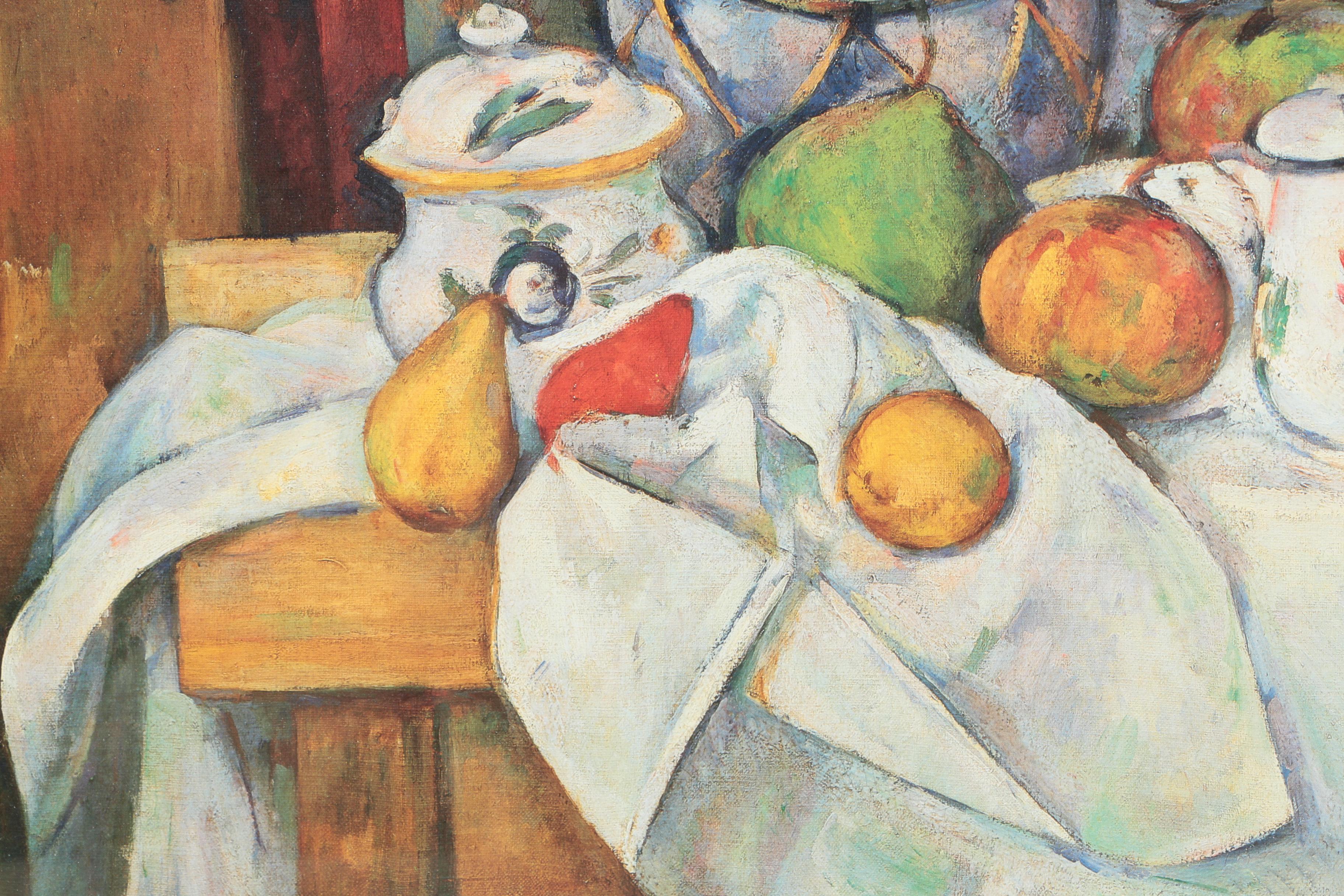 Offset Lithograph After Paul Cezanne's "Kitchen Table"