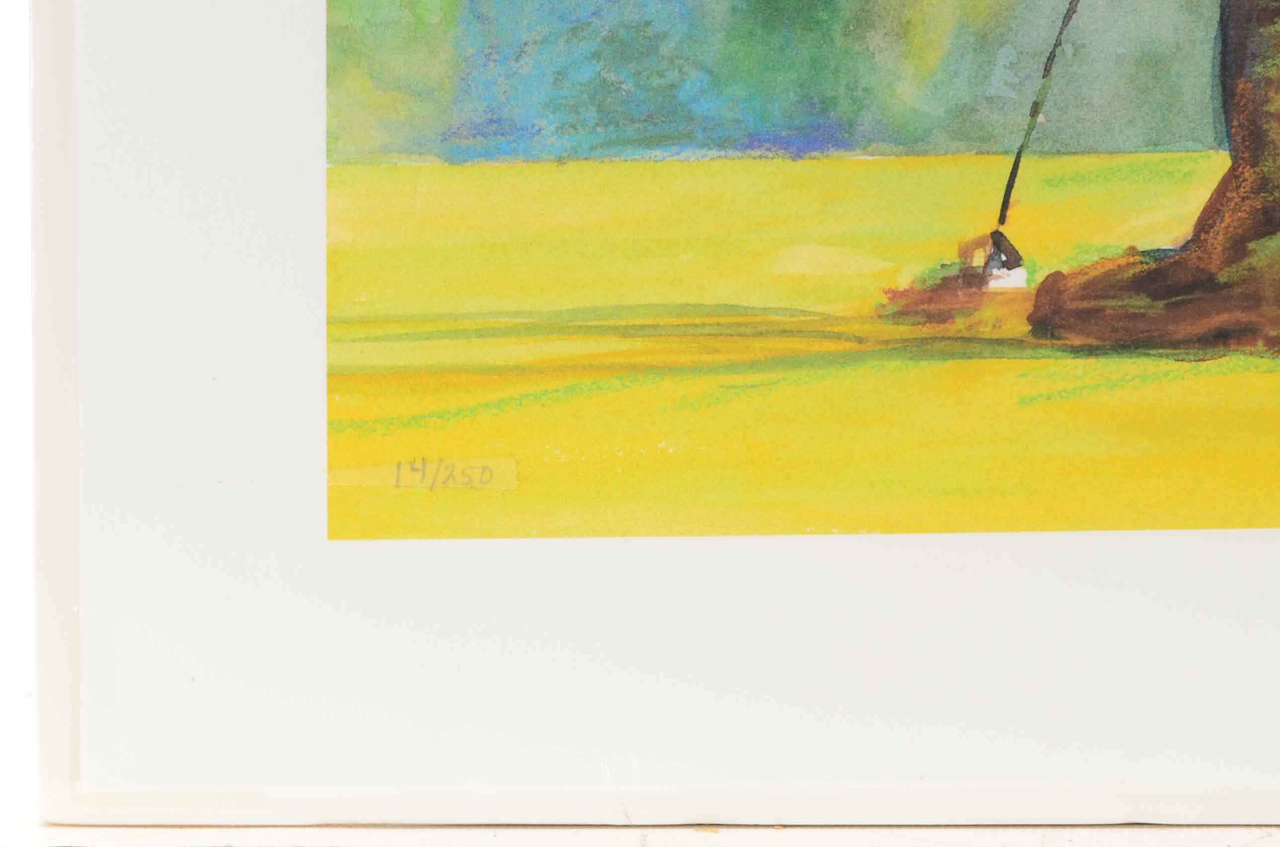 Barbara Chenault Giclée on Paper after "Just Puttin' Around"