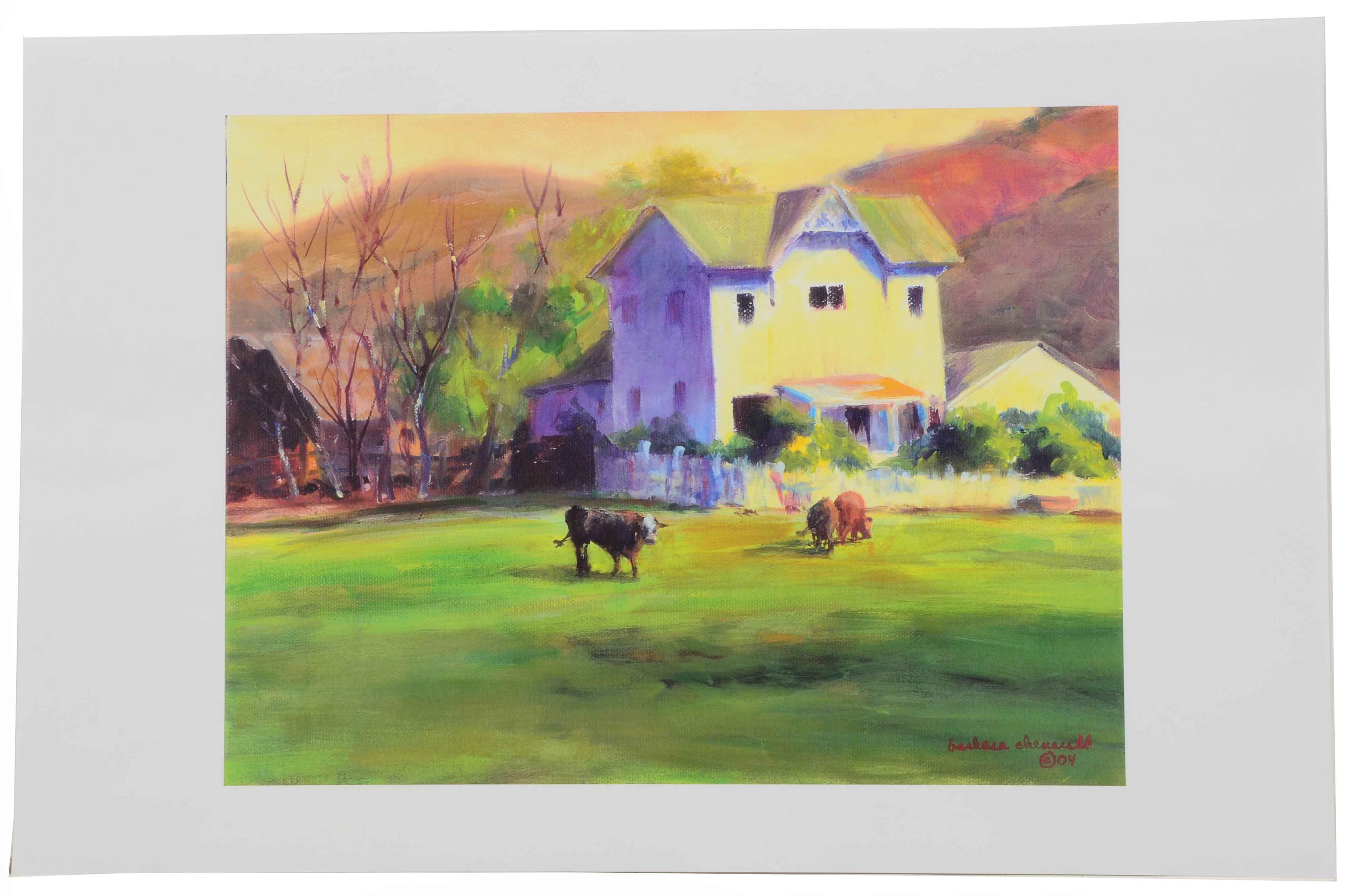 Barbara Chenault Set of Five Giclée Prints on Paper