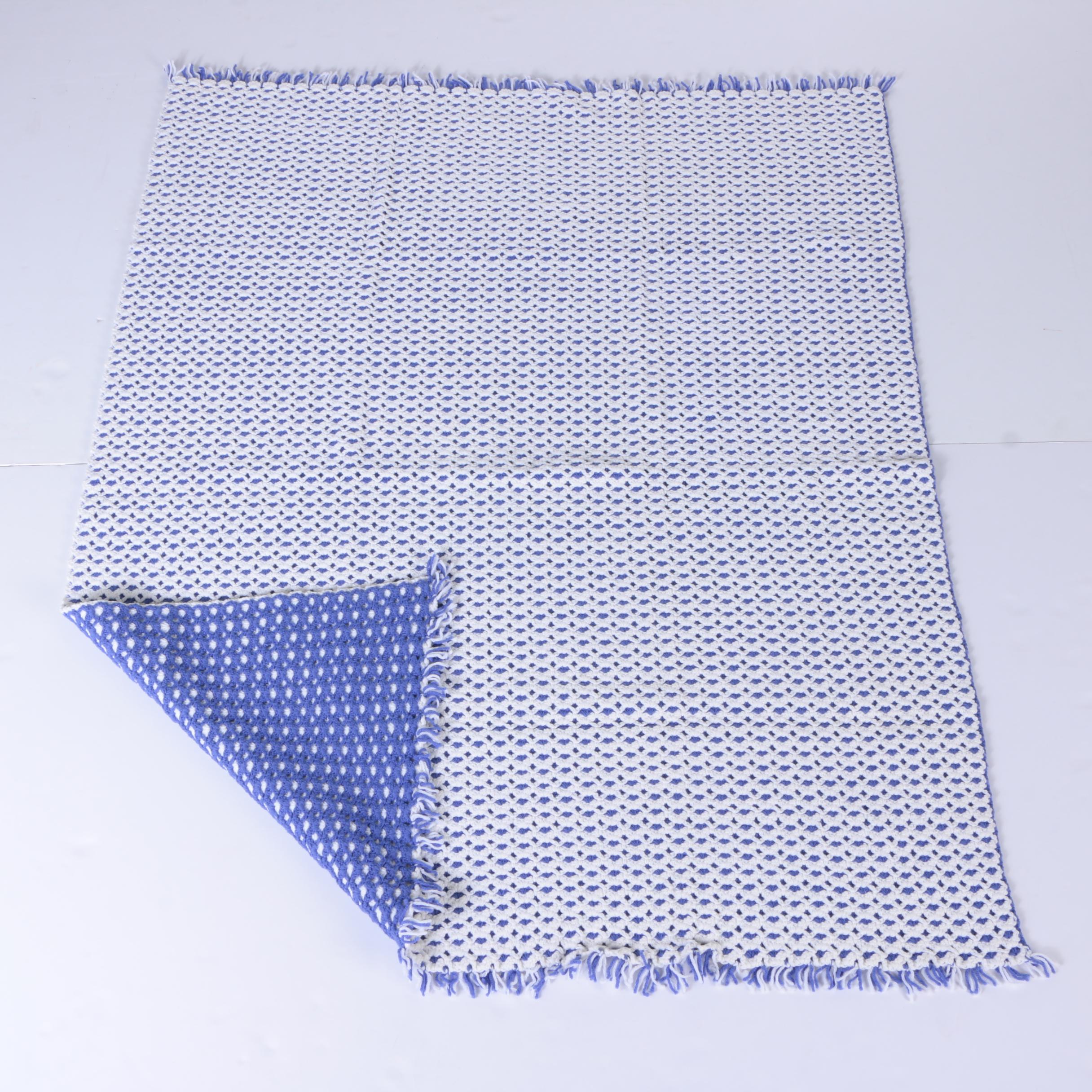 Handmade Double Sided Crochet Afghan