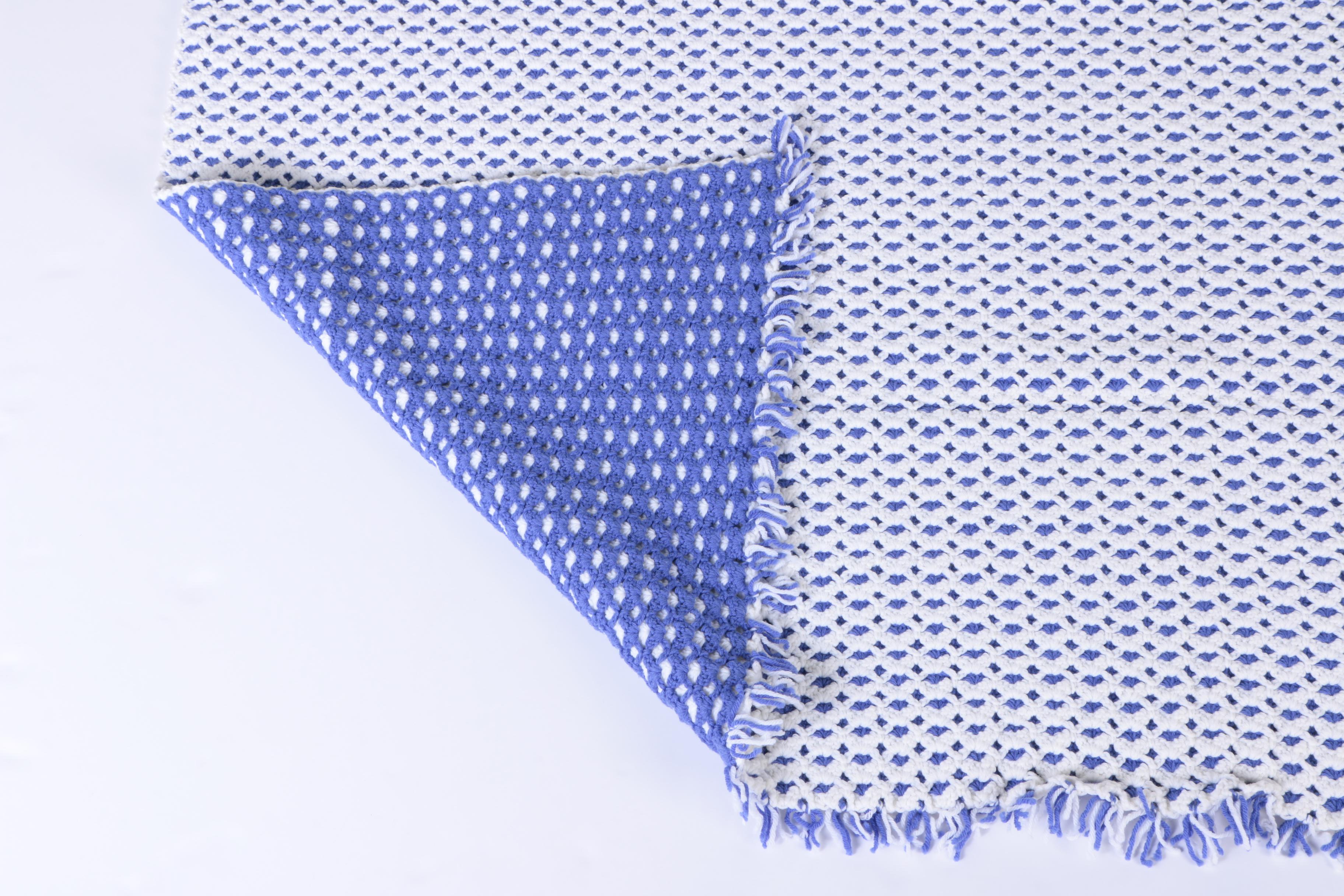 Handmade Double Sided Crochet Afghan