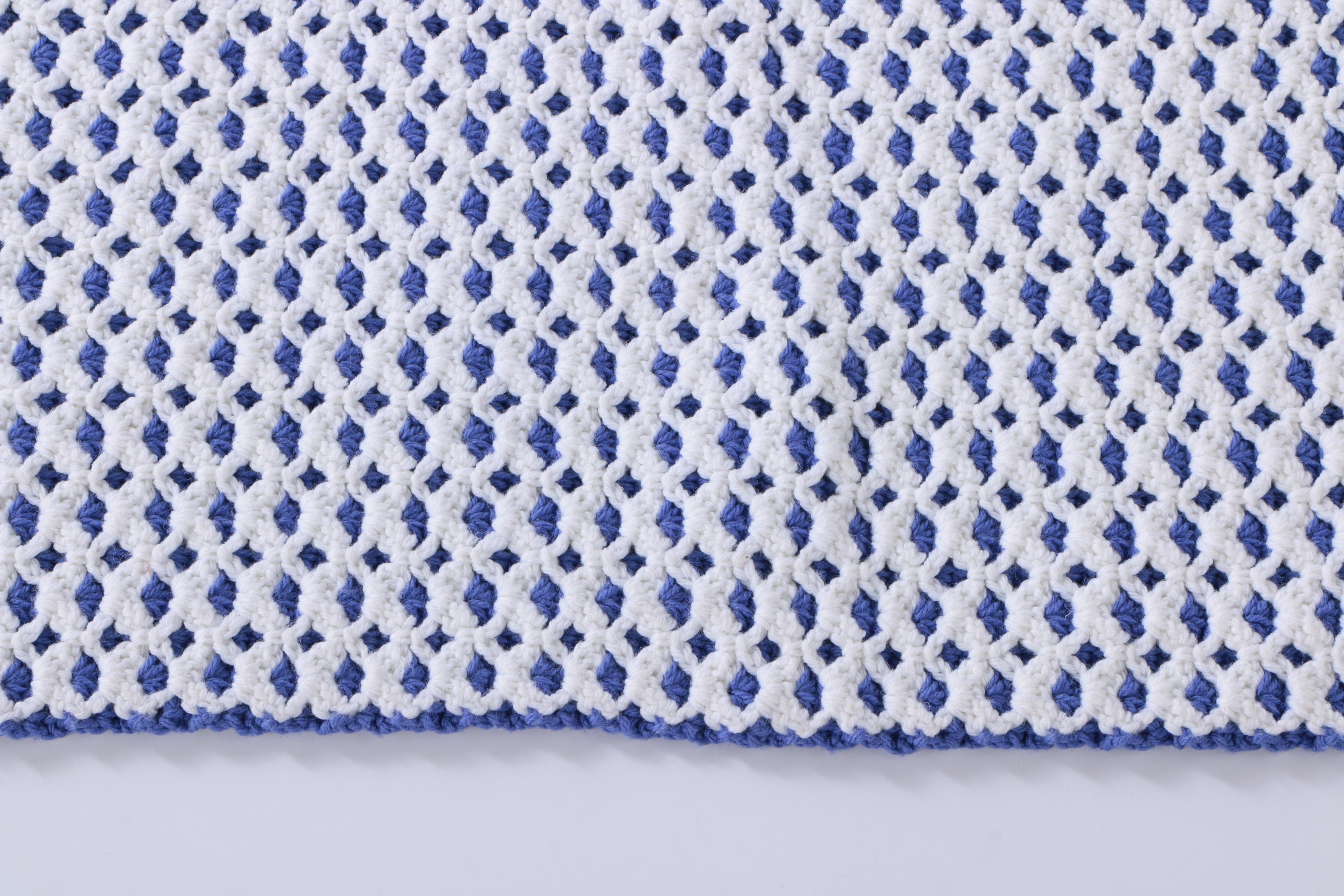 Handmade Double Sided Crochet Afghan