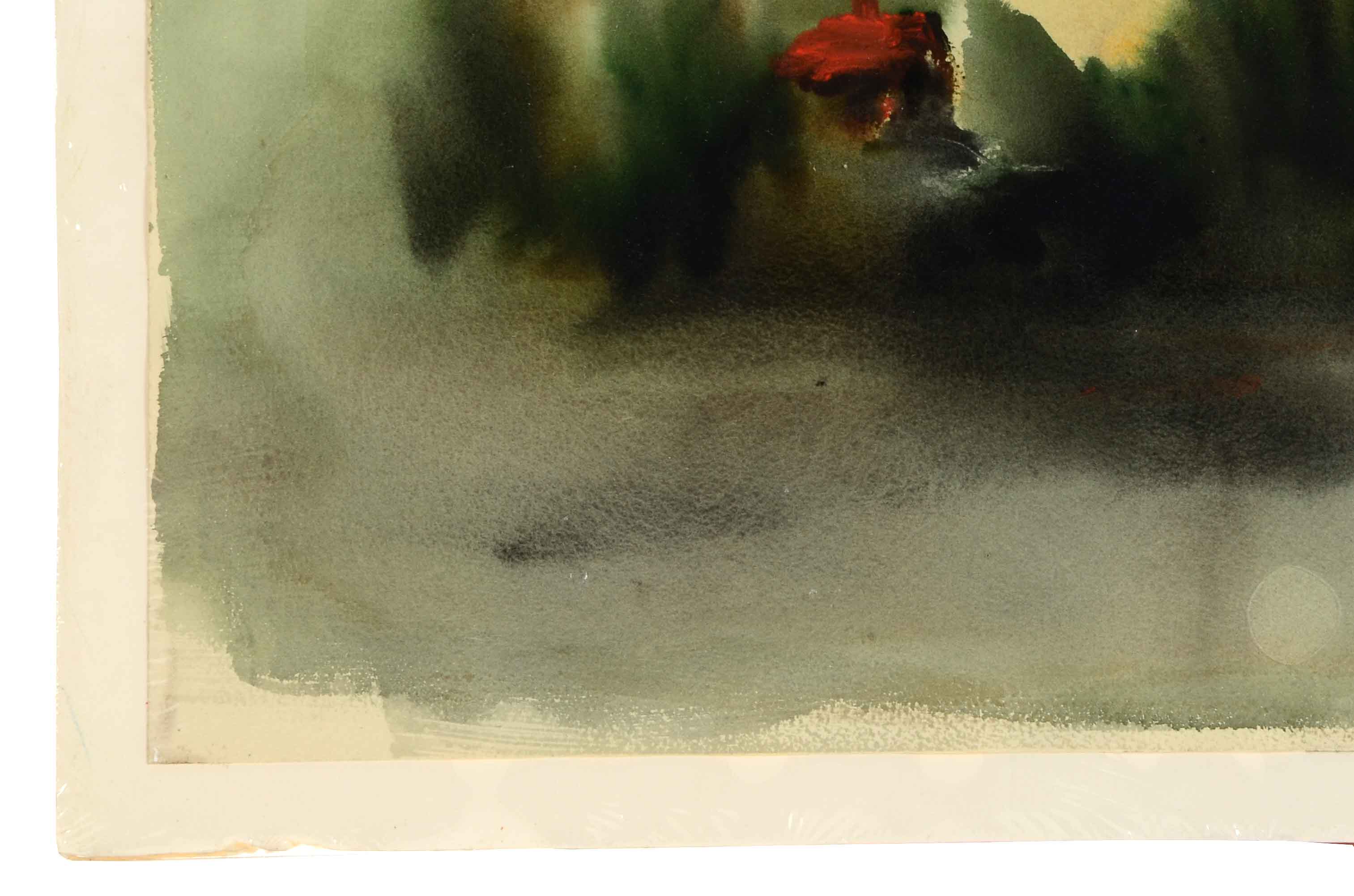 B. Henry Original 1965 Watercolor Painting