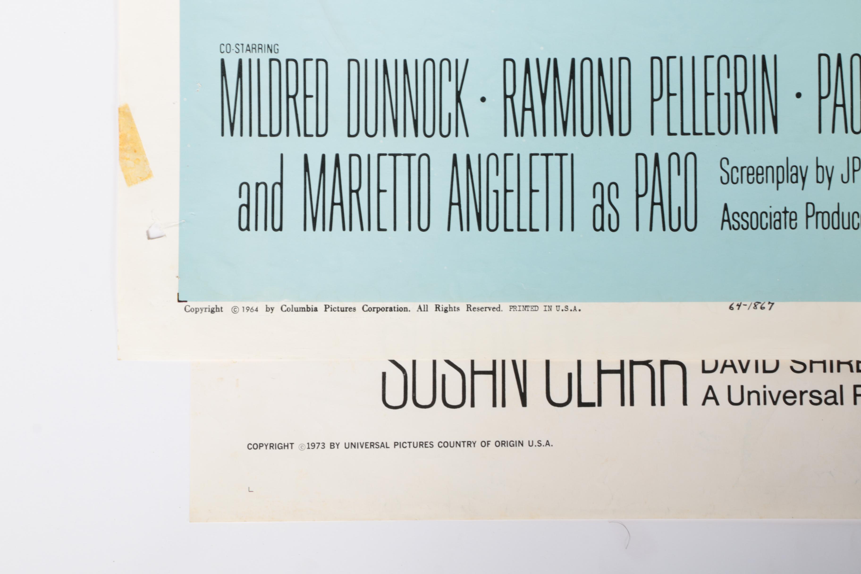 Drama and Western Film Posters, Production Stills, and Lobby Cards