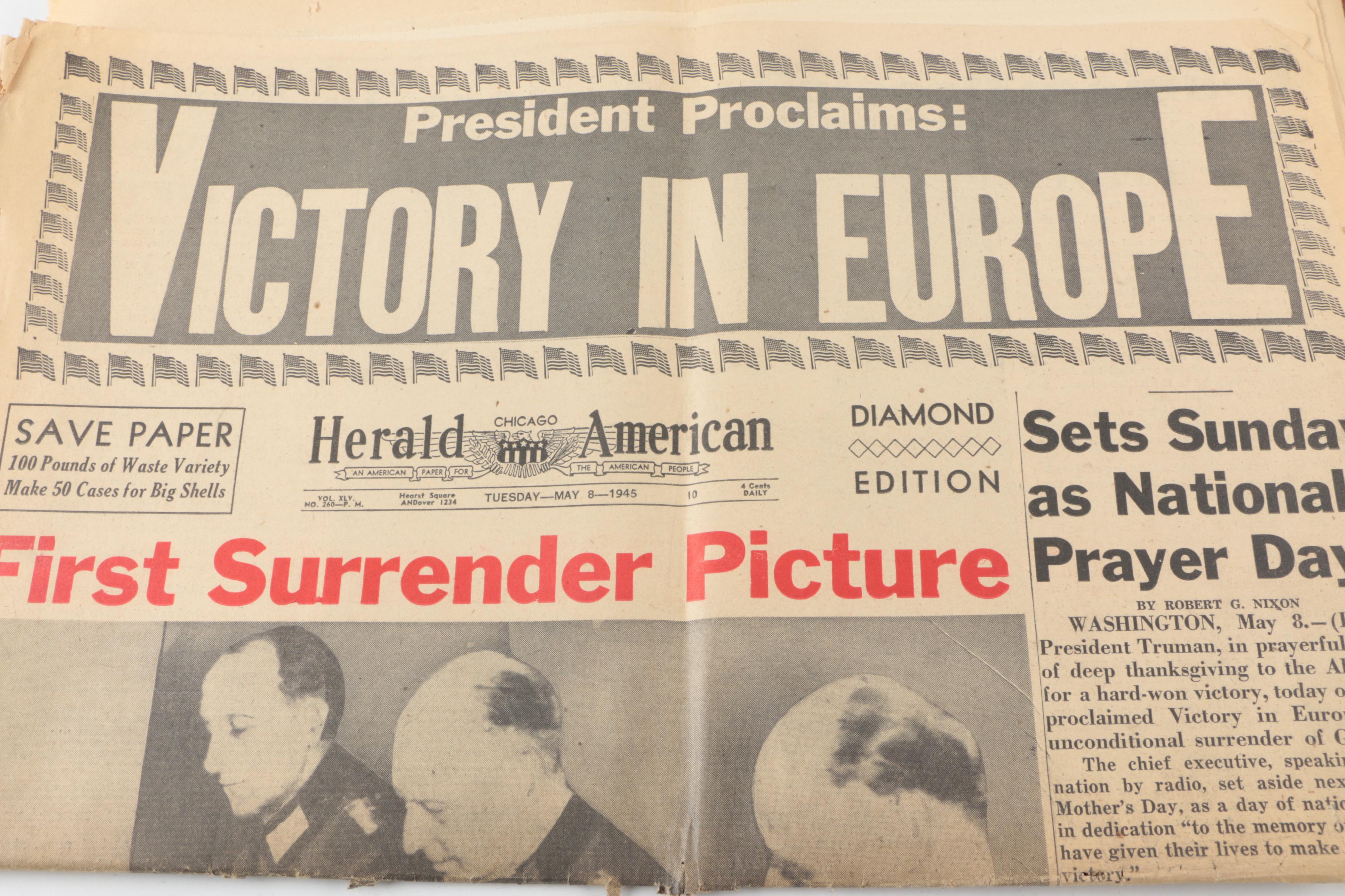 Assorted Vintage Newspapers and Magazines