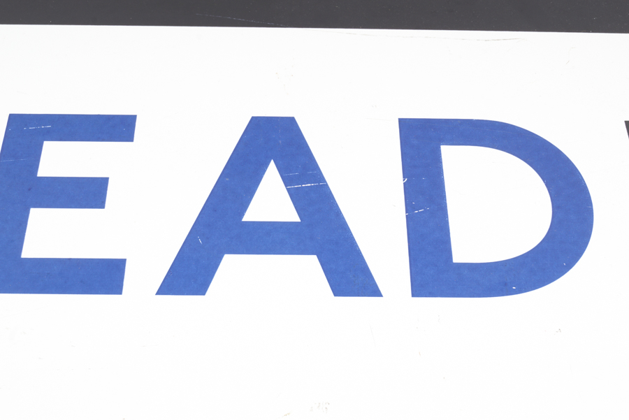 Vintage London Underground Hampstead "Way Out" Sign