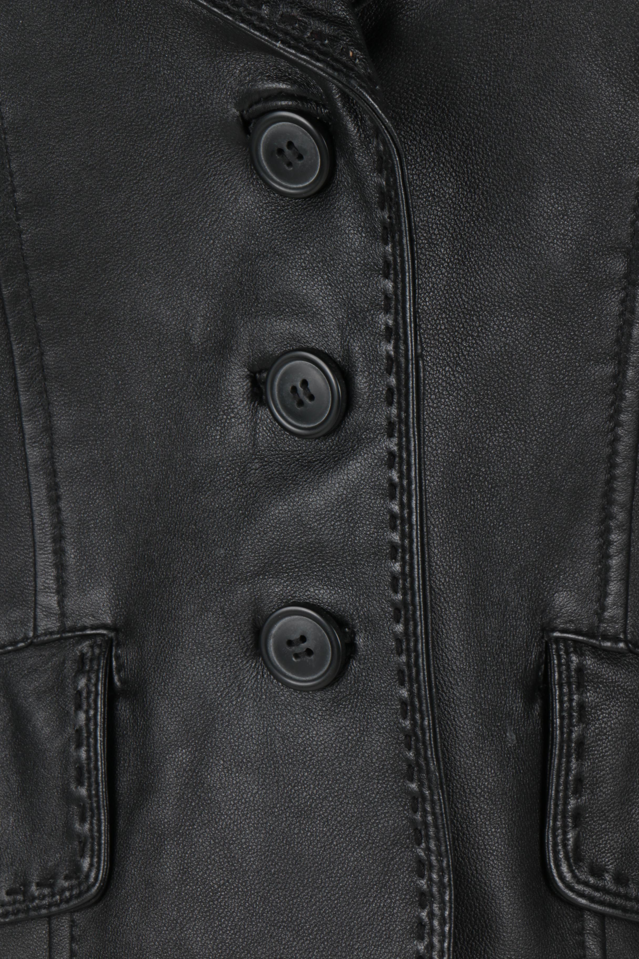 Women's Black Leather Jackets Including Max USA