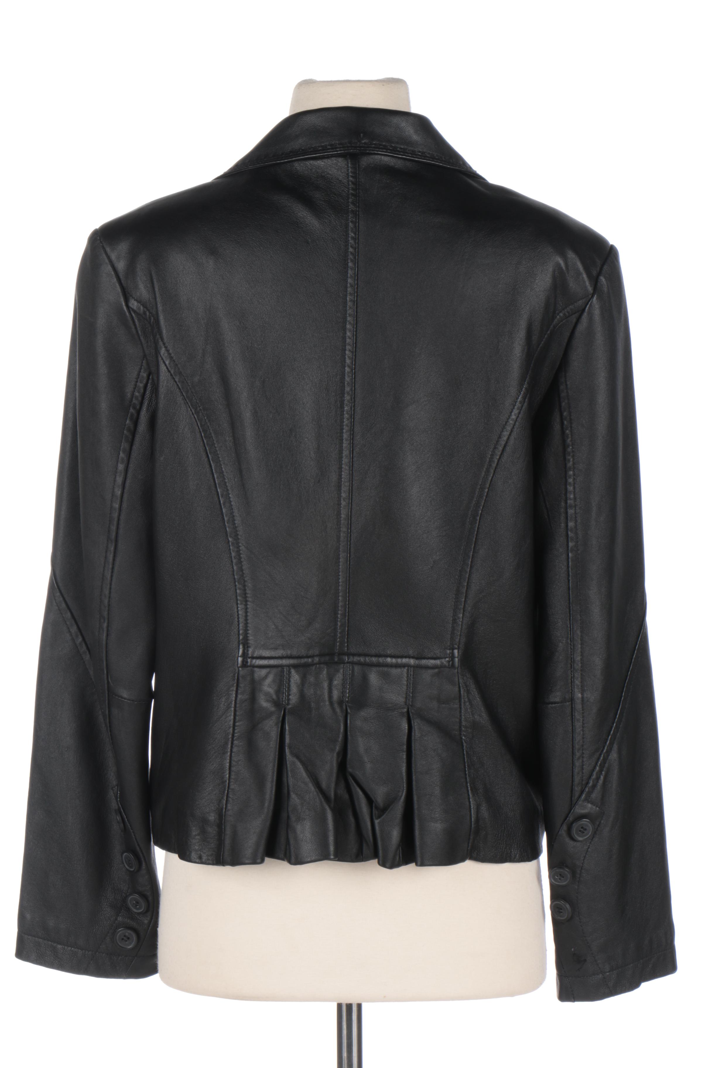 Women's Black Leather Jackets Including Max USA