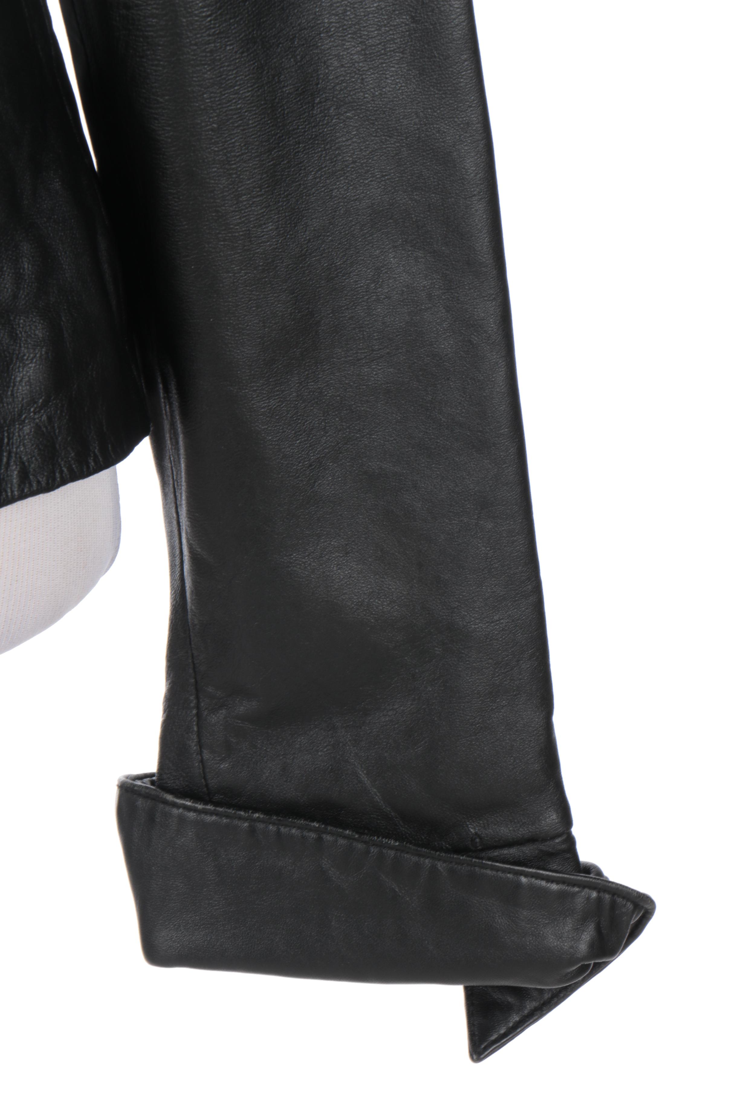 Women's Black Leather Jackets Including Max USA