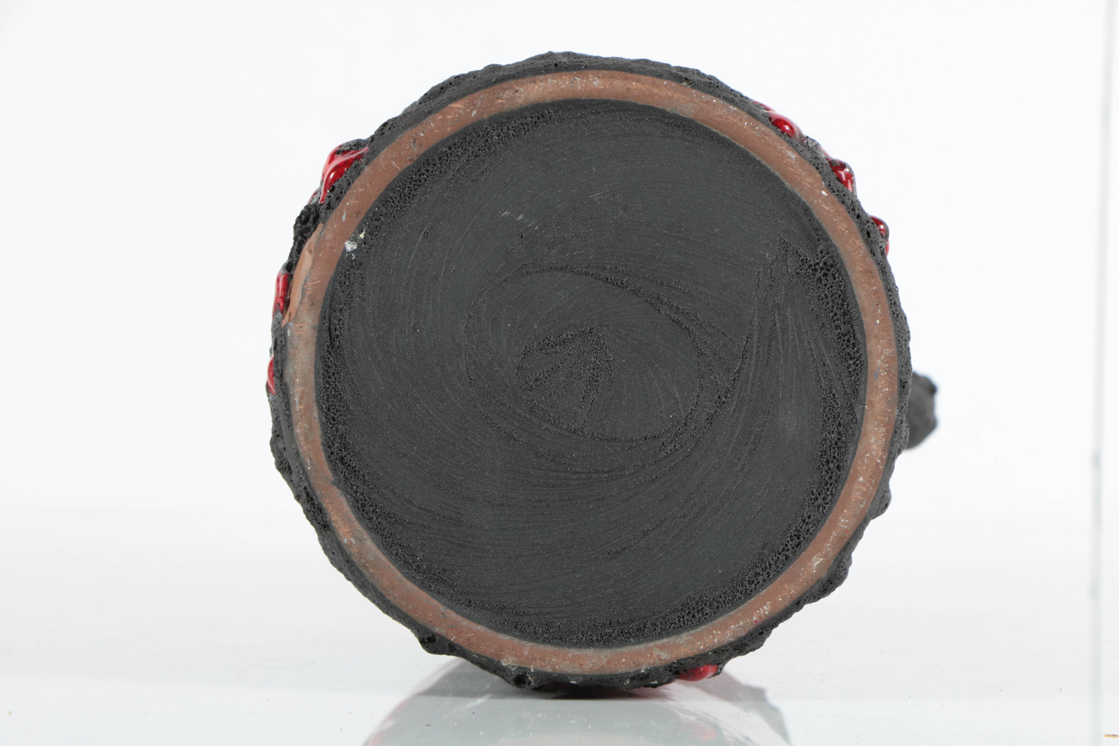 Mid-Century Fat Lava Jug