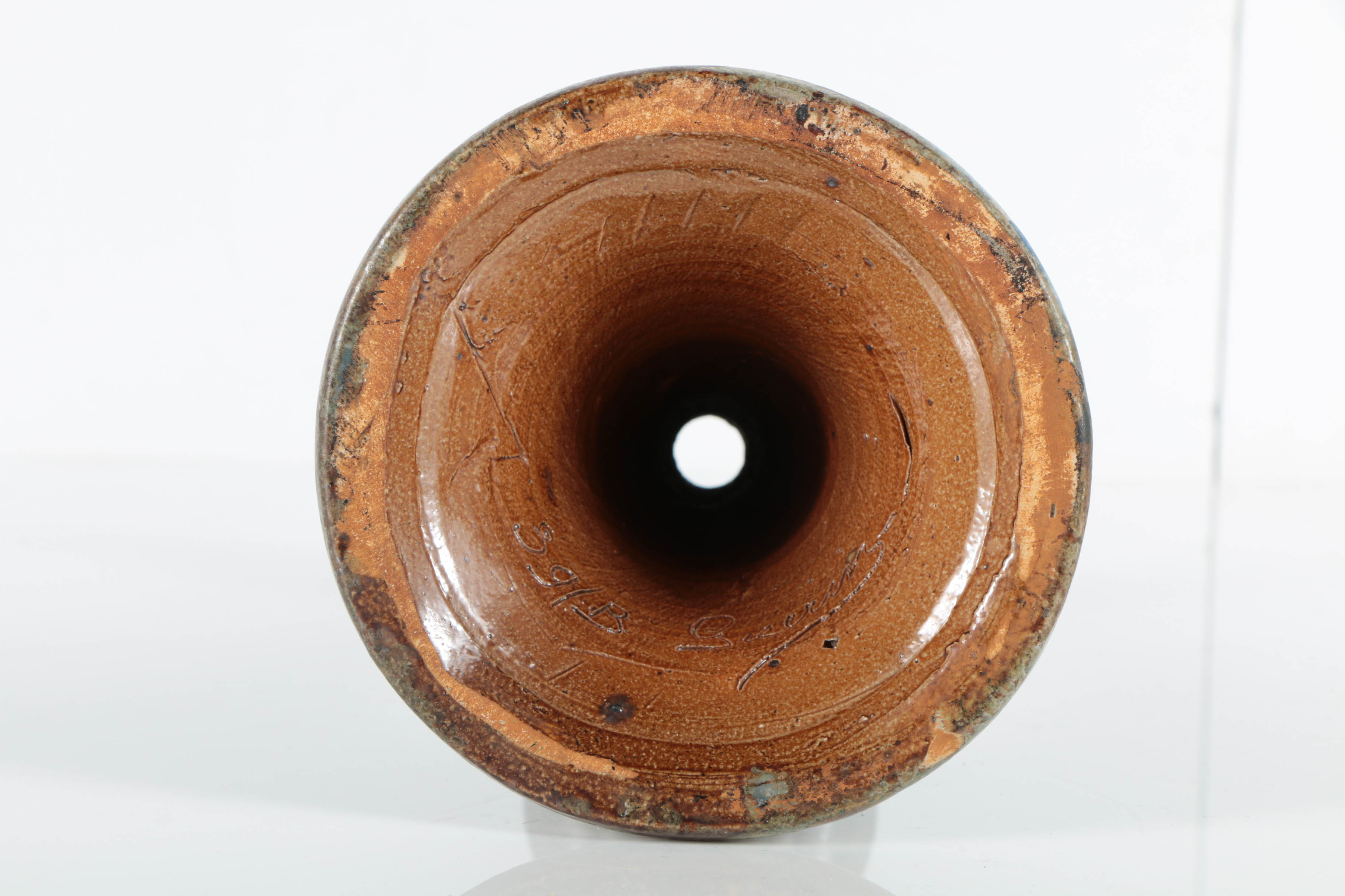 Roger Guerin Ceramic Candlestick Holder