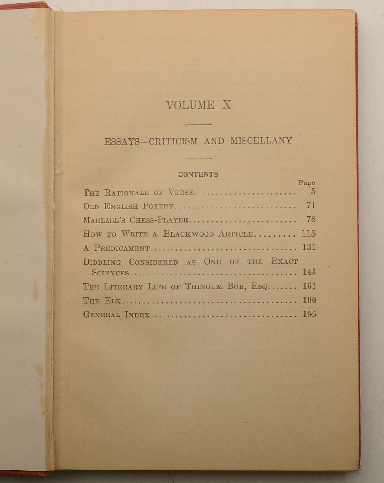 Ten Volume Commemorative Edition "Works of Edgar Allan Poe"