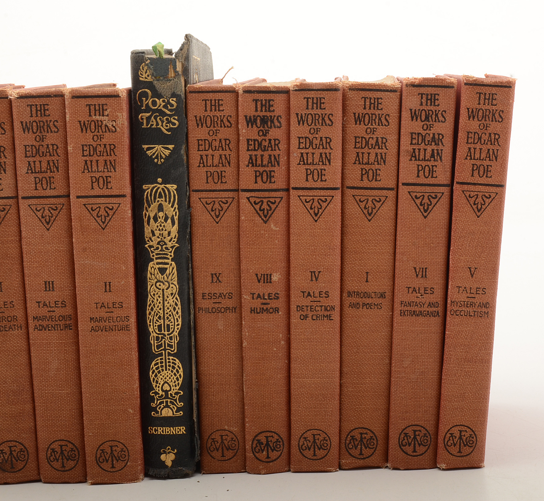 Ten Volume Commemorative Edition "Works of Edgar Allan Poe"