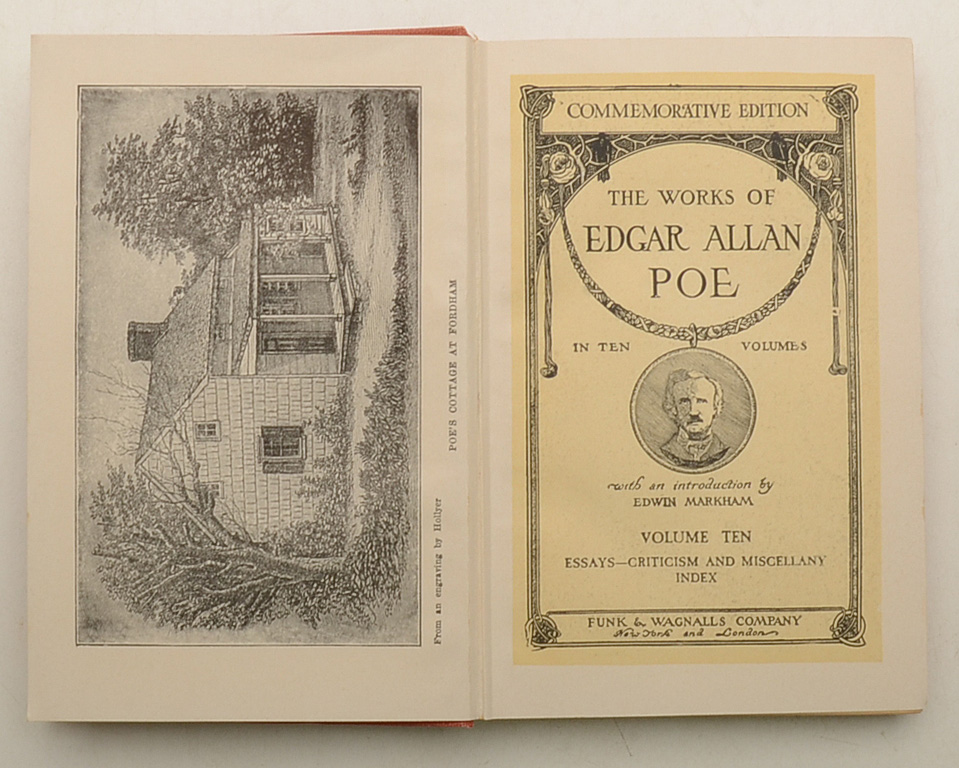 Ten Volume Commemorative Edition "Works of Edgar Allan Poe"