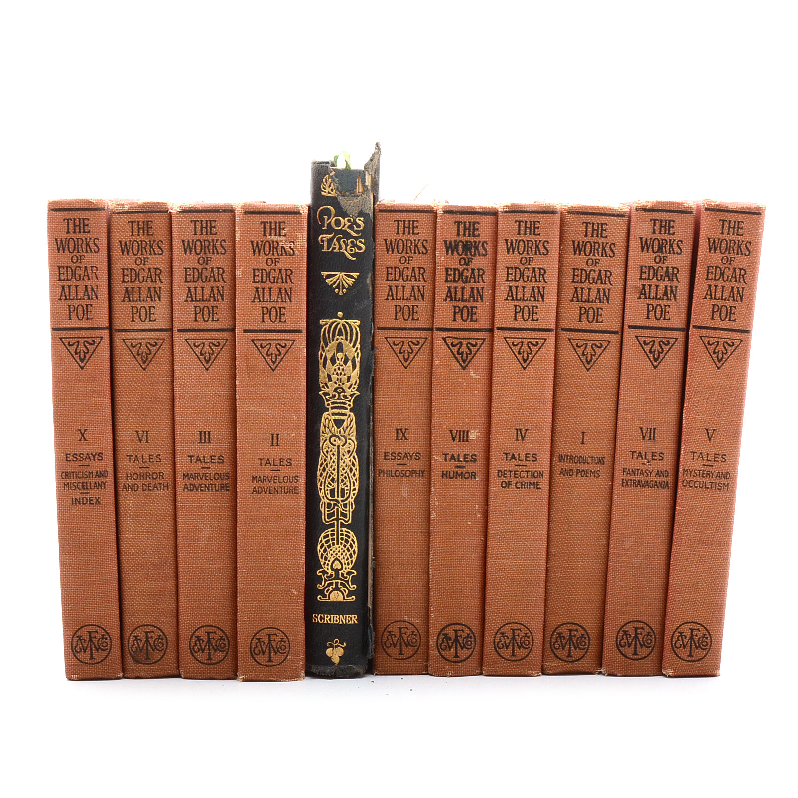 Ten Volume Commemorative Edition "Works of Edgar Allan Poe"