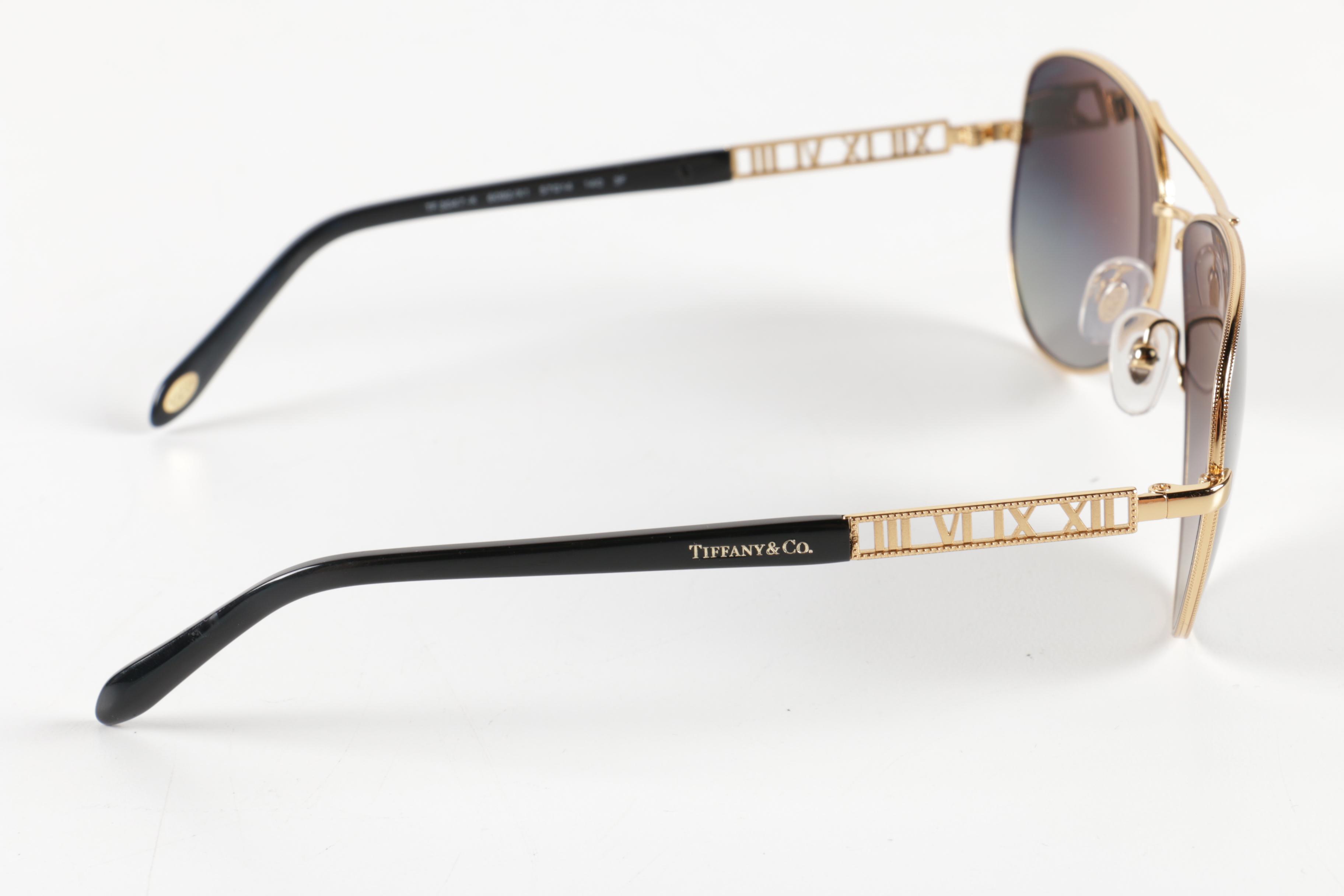 Tiffany & Co. Atlas Collection Aviator Sunglasses