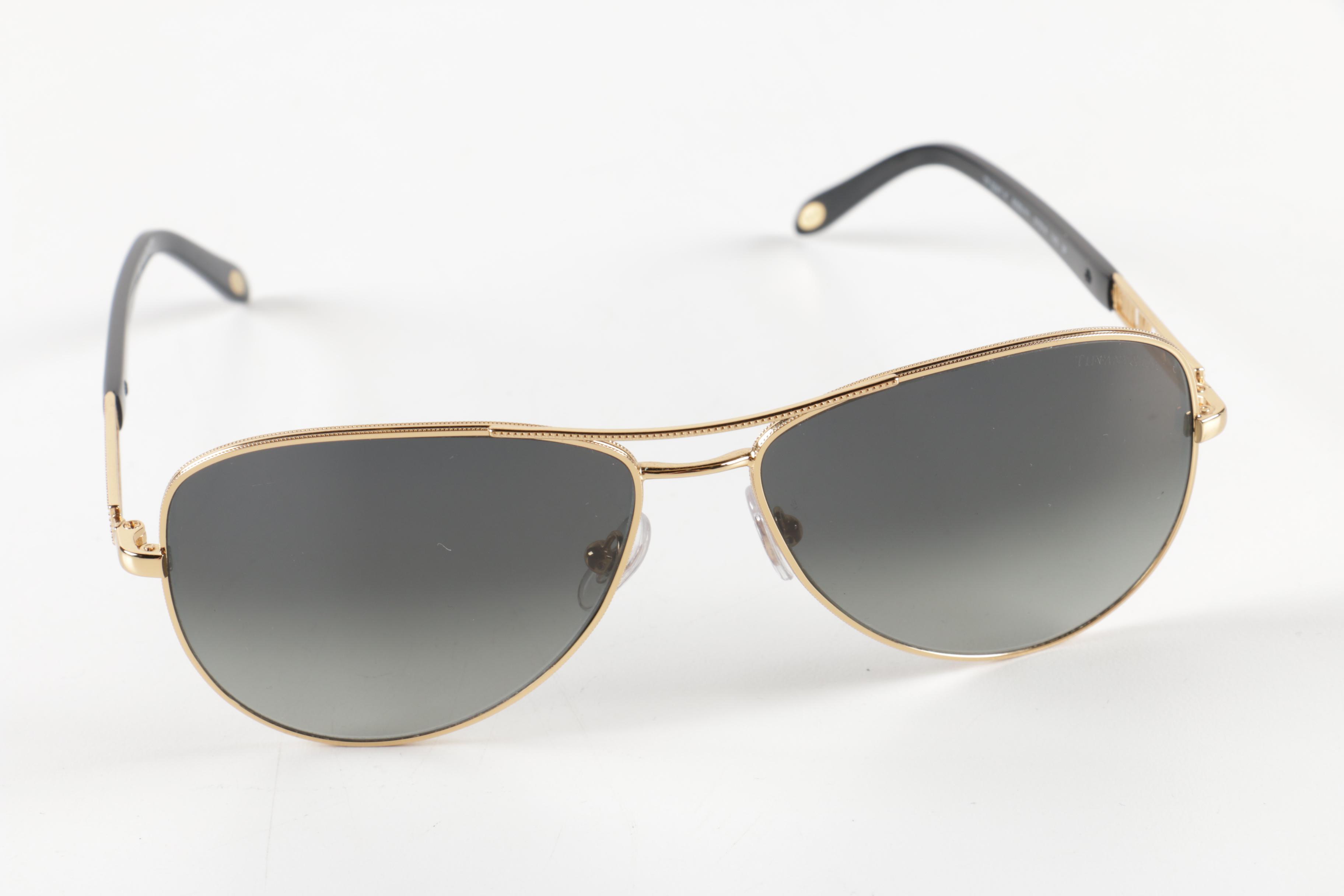 Tiffany & Co. Atlas Collection Aviator Sunglasses