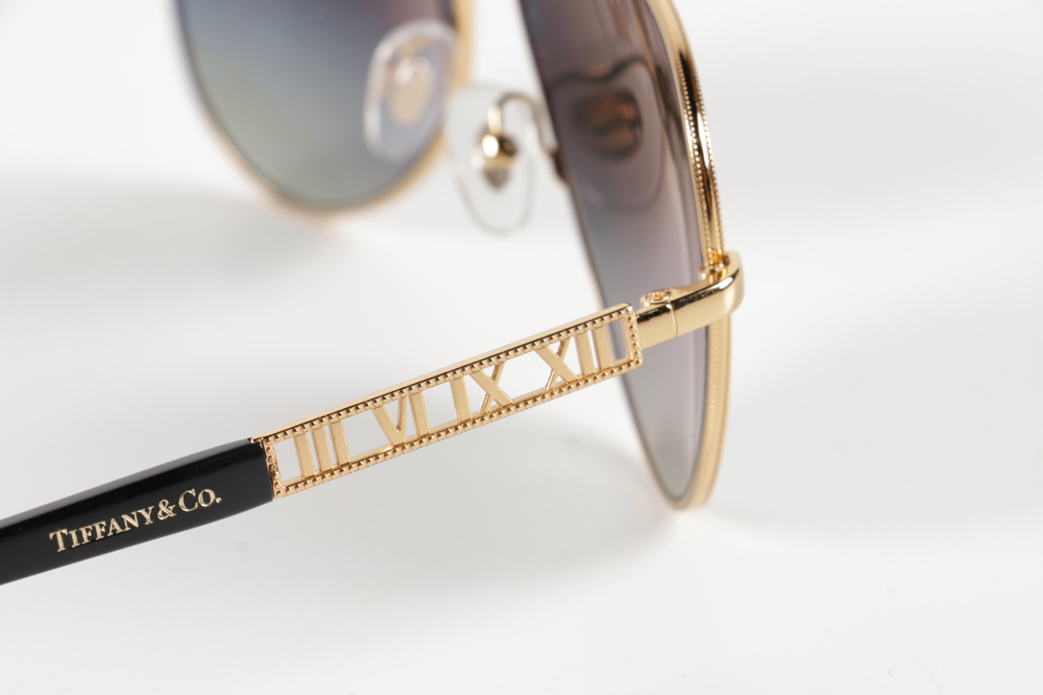 Tiffany & Co. Atlas Collection Aviator Sunglasses