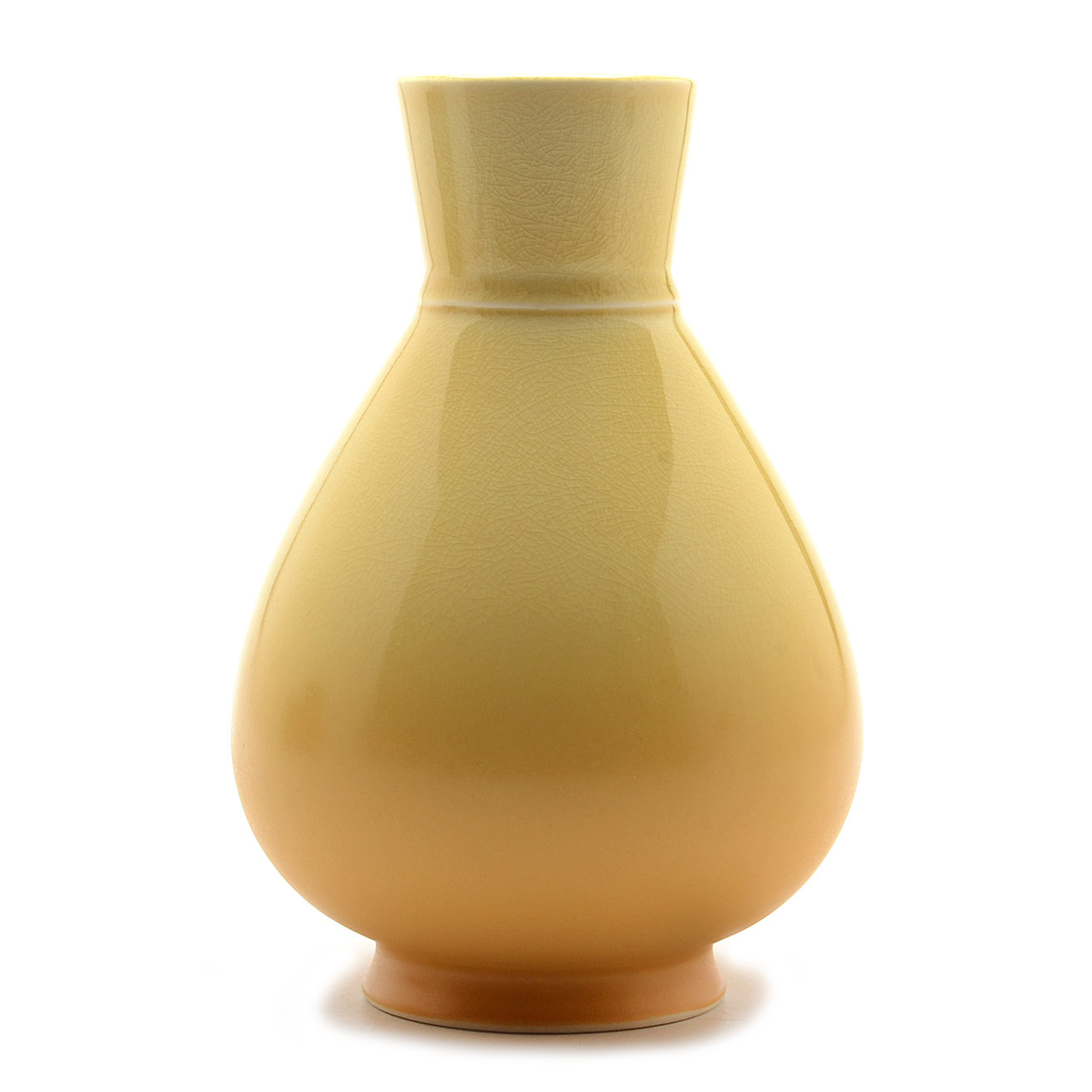 Rookwood Art Pottery Yellow Teardrop Vase