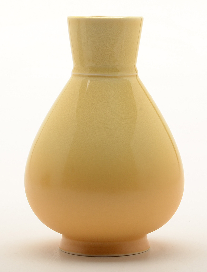 Rookwood Art Pottery Yellow Teardrop Vase
