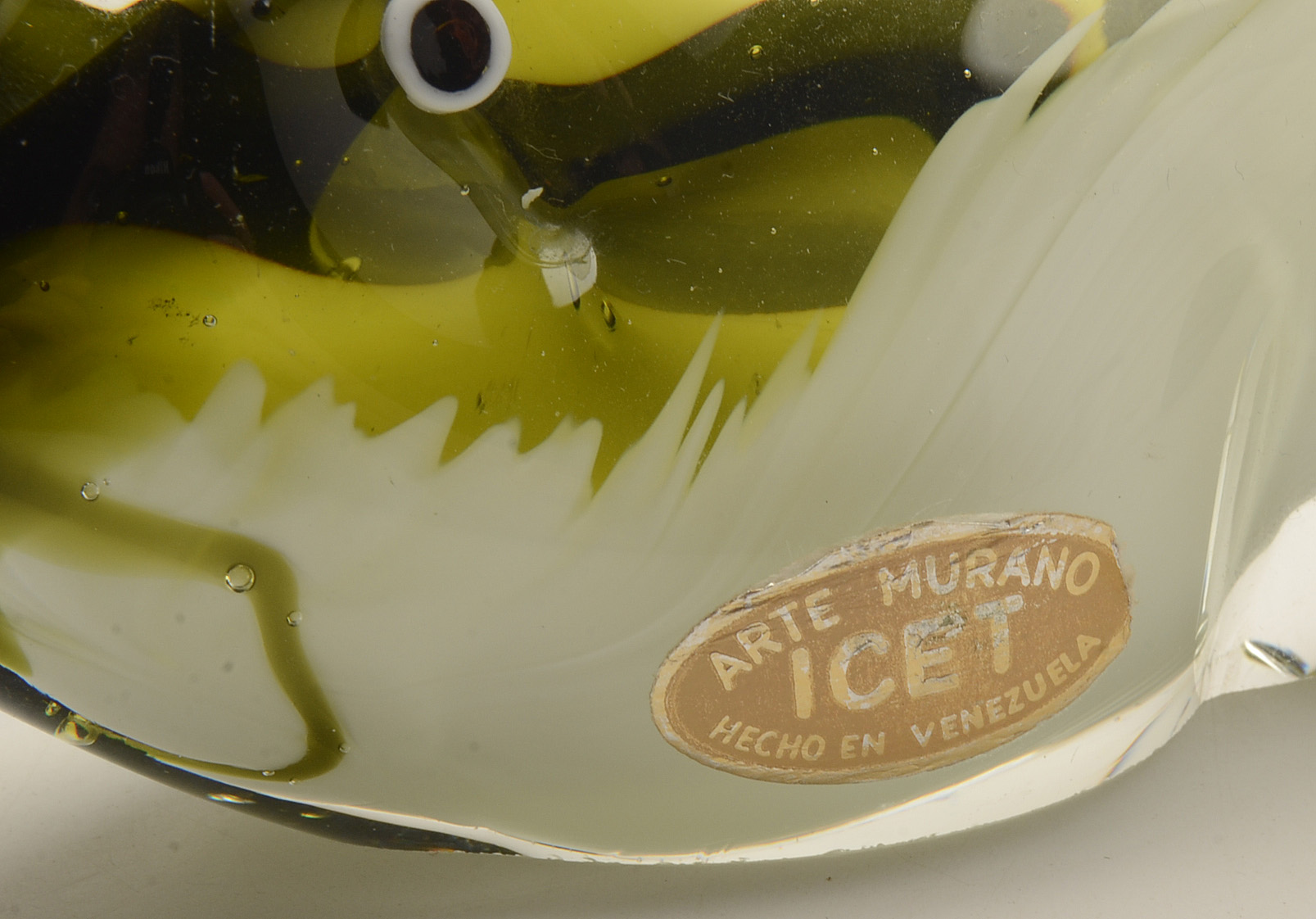 Hand-Blown Glass Fish Sculpture