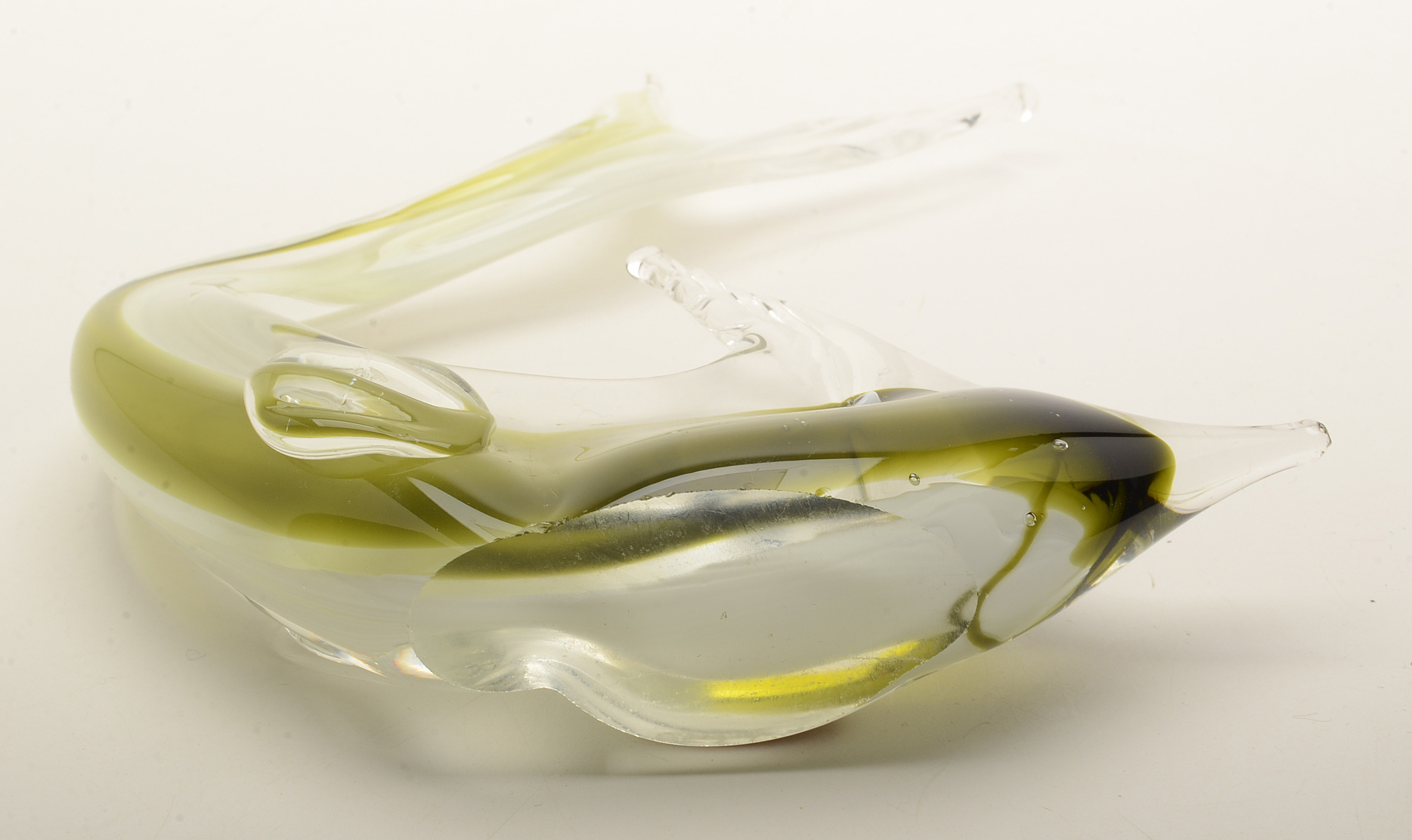 Hand-Blown Glass Fish Sculpture