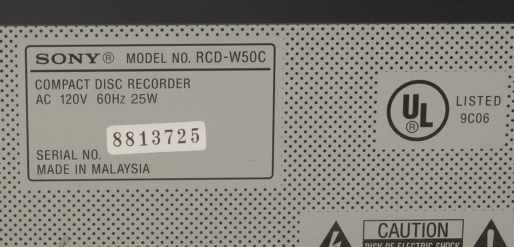 Sony 5-Disc Changer / Recorder