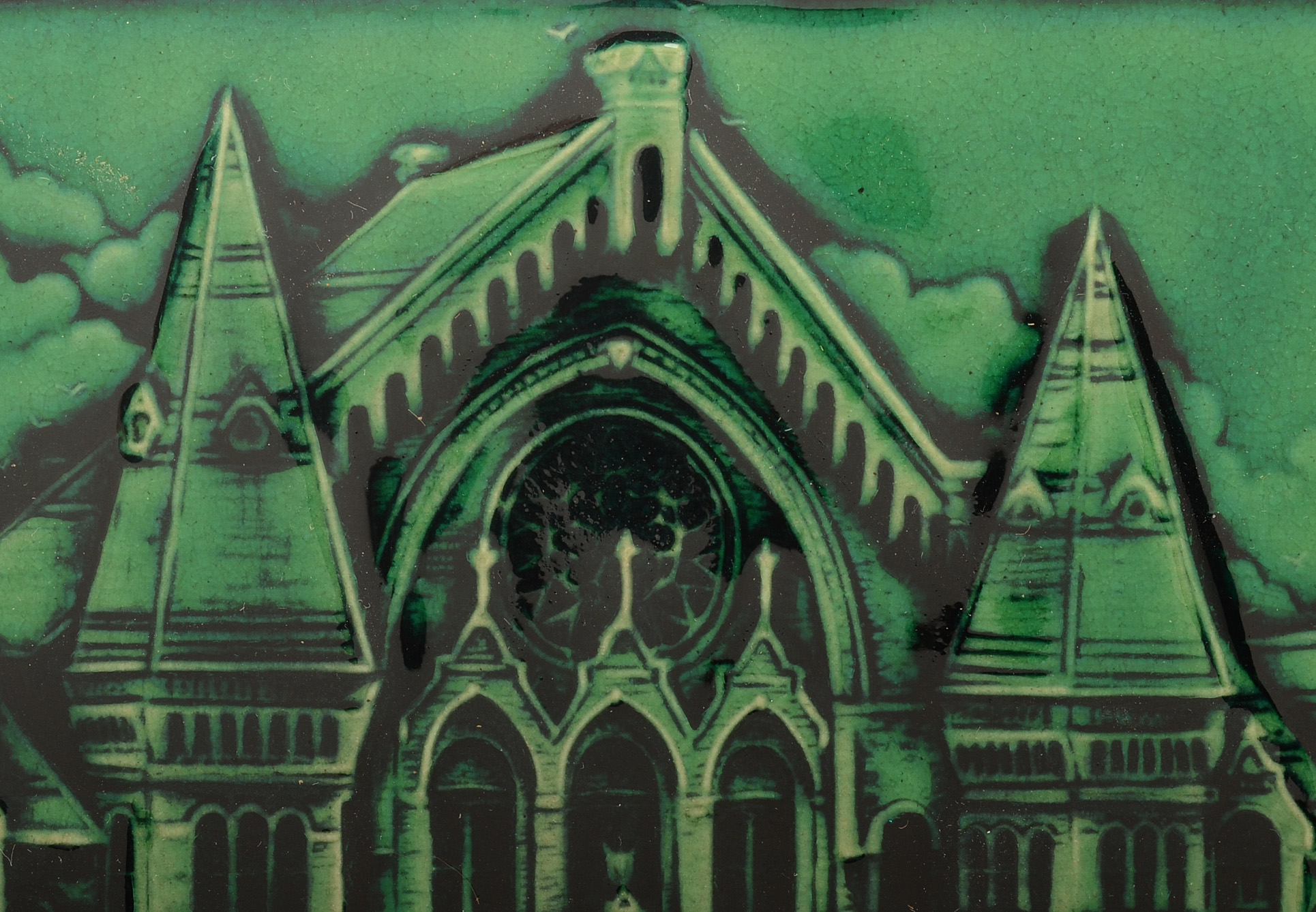 Rookwood Art Pottery Cincinnati Music Hall Tile