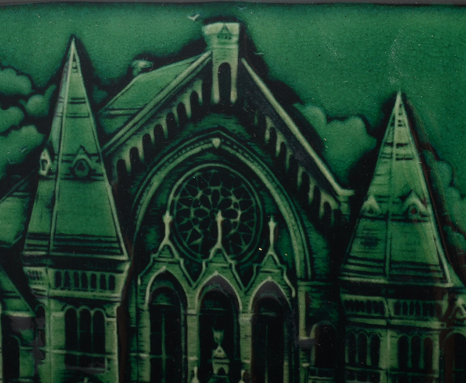 Rookwood Art Pottery Cincinnati Music Hall Tile