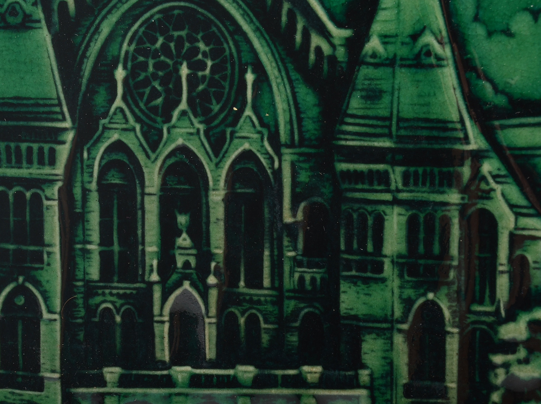 Rookwood Art Pottery Cincinnati Music Hall Tile