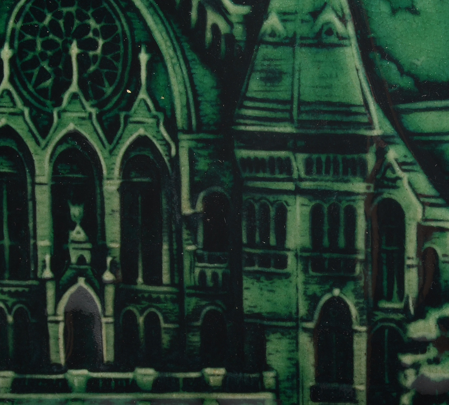 Rookwood Art Pottery Cincinnati Music Hall Tile