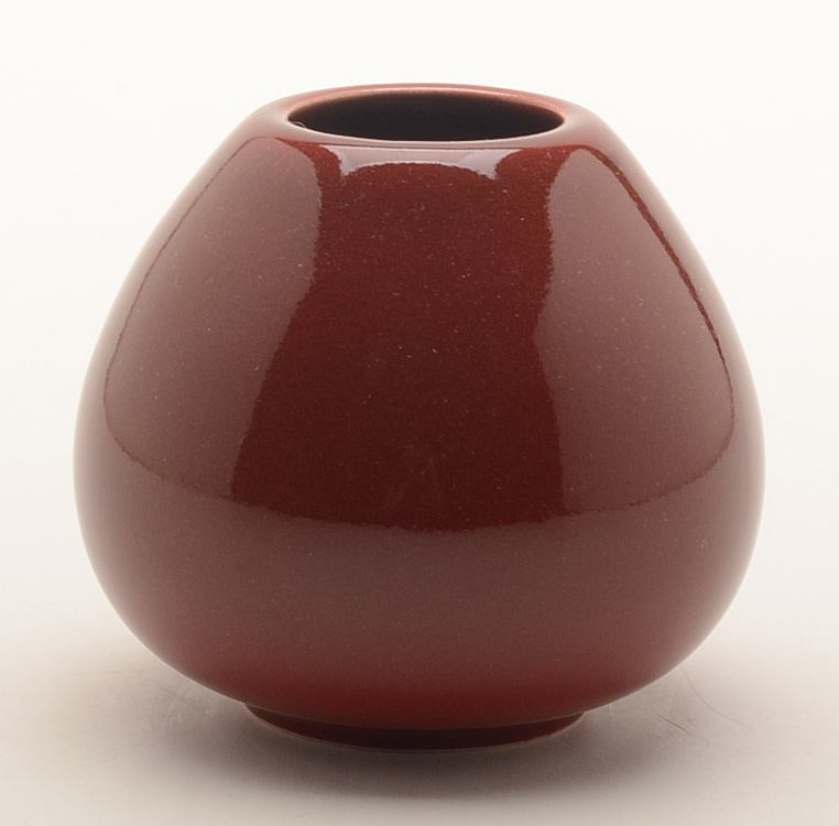 Three Contemporary Rookwood Art Pottery Maroon "Sophie" Vases