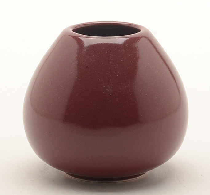 Three Contemporary Rookwood Art Pottery Maroon "Sophie" Vases