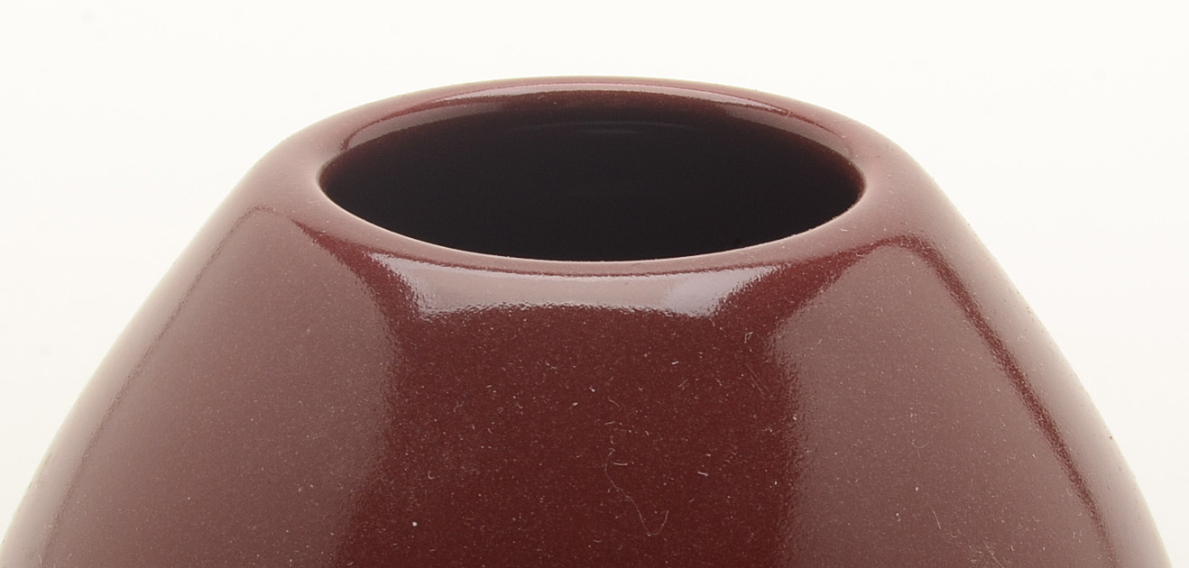 Three Contemporary Rookwood Art Pottery Maroon "Sophie" Vases
