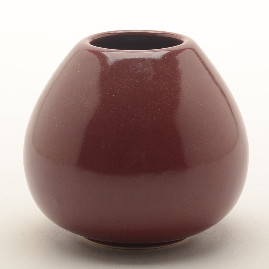 Three Contemporary Rookwood Art Pottery Maroon "Sophie" Vases