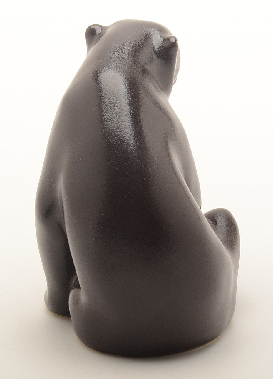 Rookwood Art Pottery "Abel Bear" Beatnik Figurine