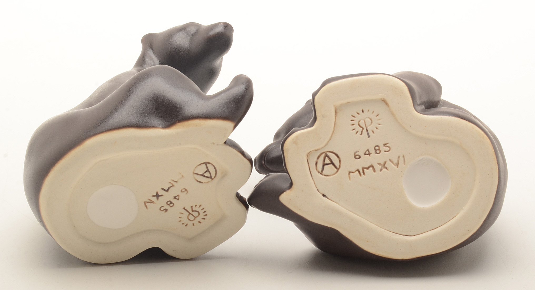 Pair of Rookwood Art Pottery “Abel Bear” Figurines