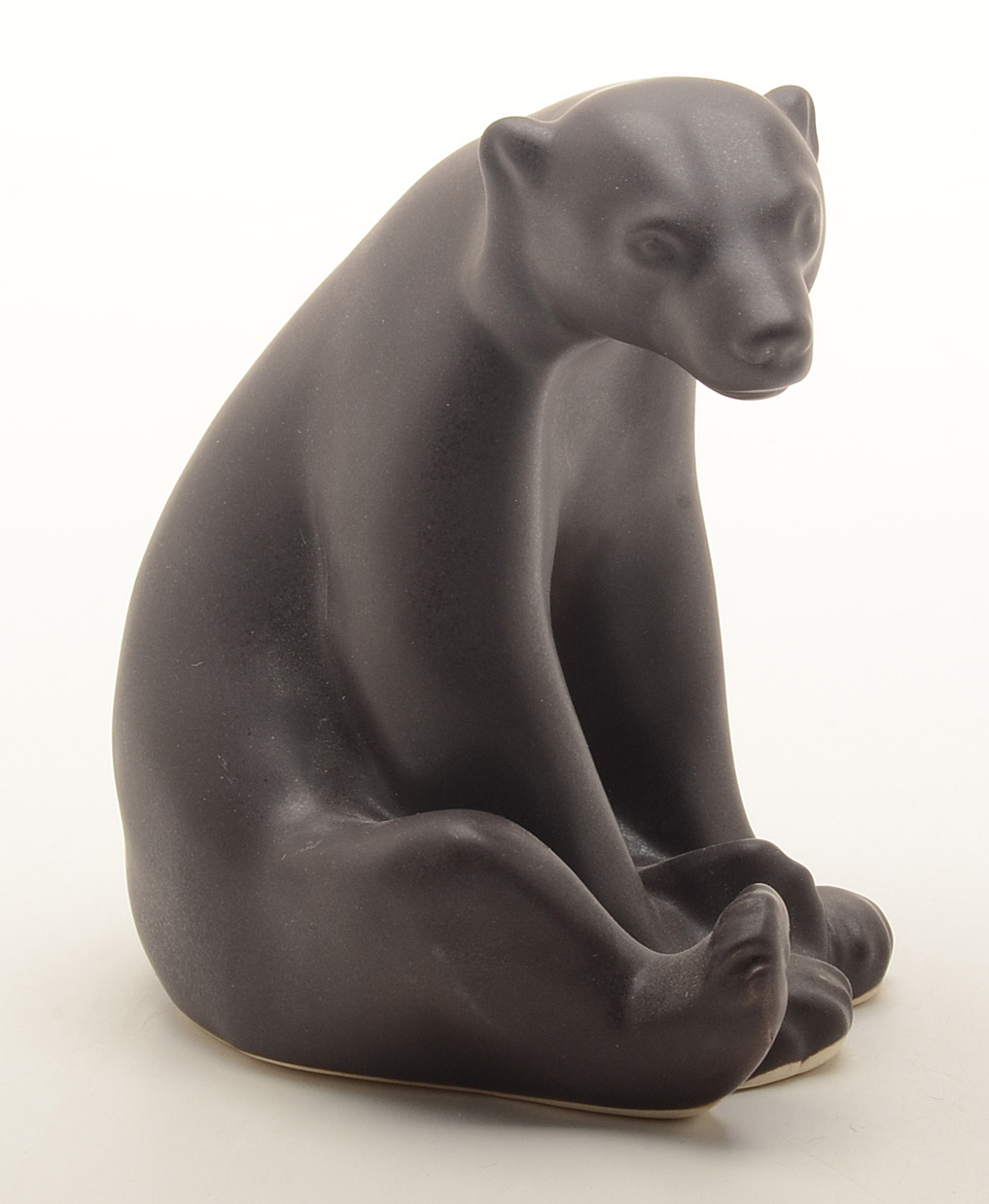 Pair of Rookwood Art Pottery "Abel Bear" Beatnik Figurines