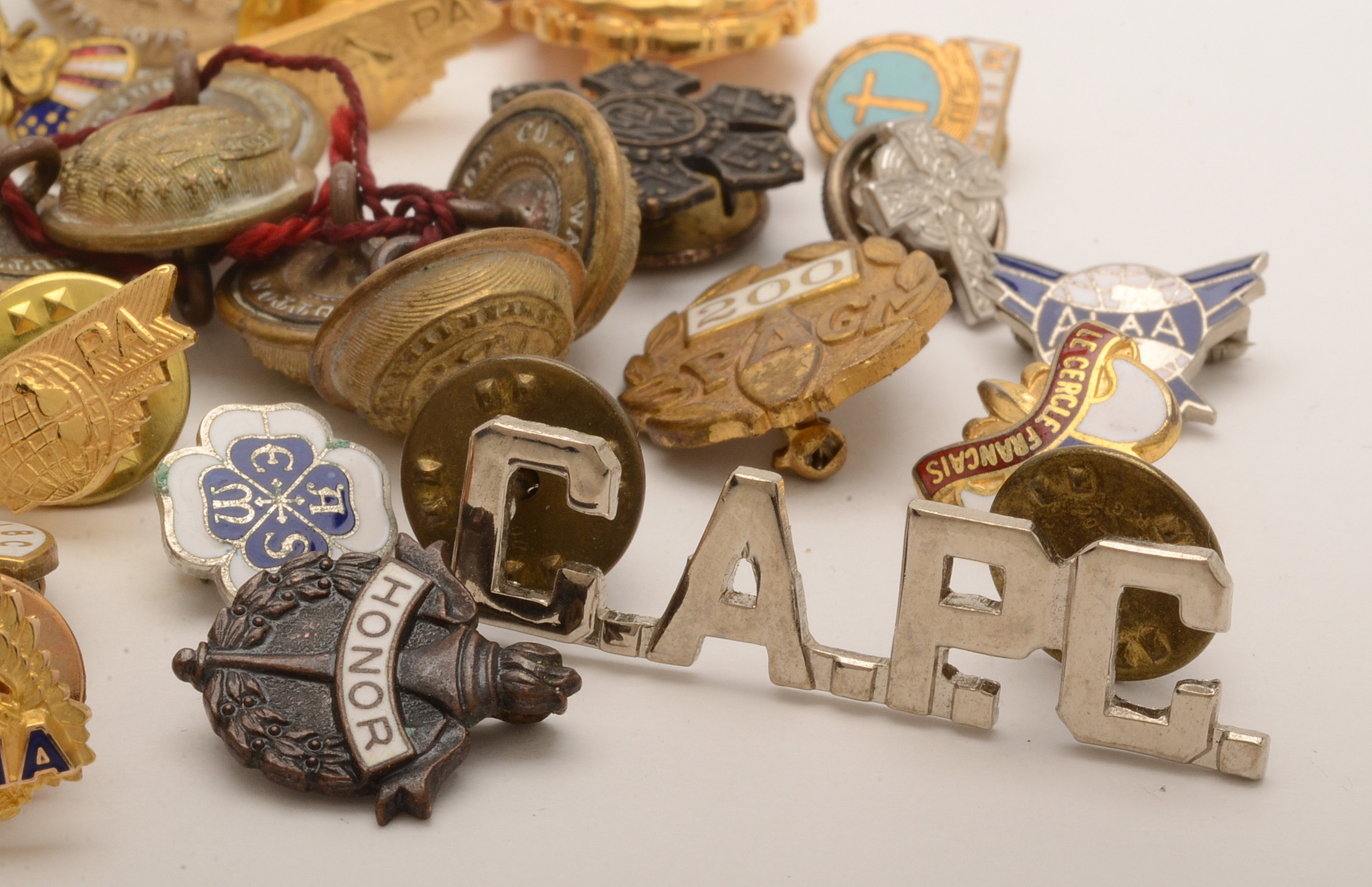 Vintage Lapel Pins, Including Scouting and Patriotic