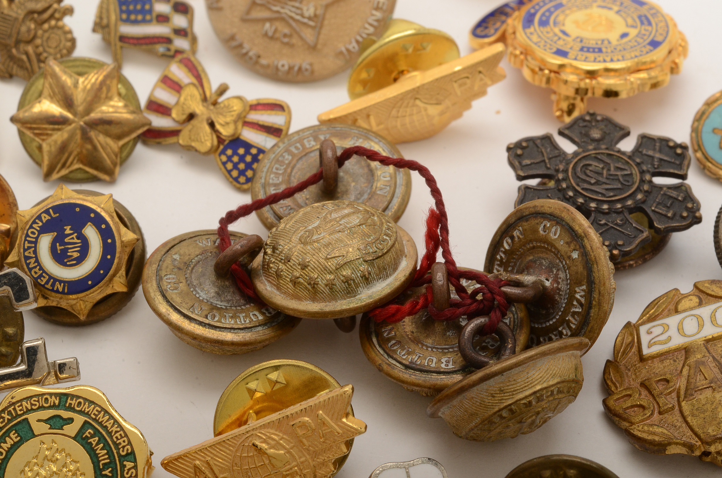 Vintage Lapel Pins, Including Scouting and Patriotic